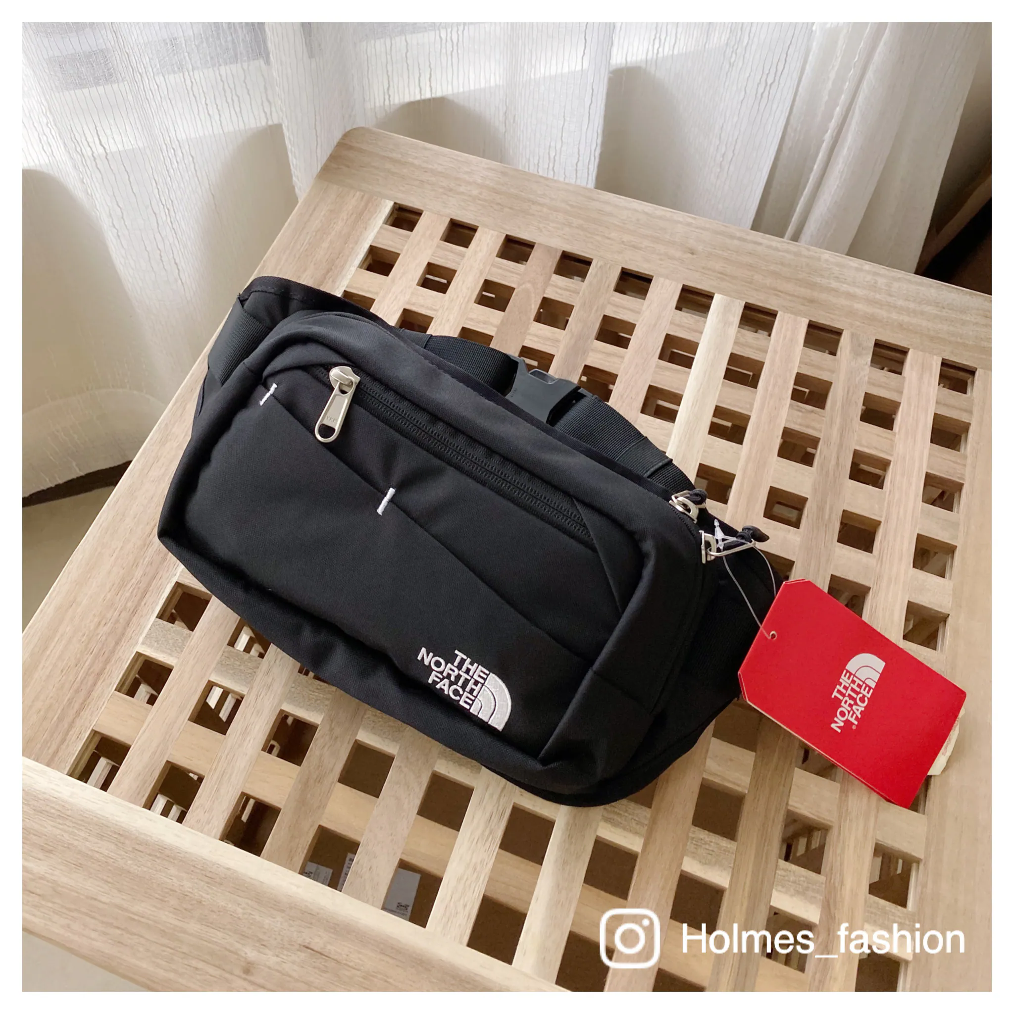 [Holmes]THE NORTH FACE 北臉 小LOGO 腰包 黑色 2UCX-KY4