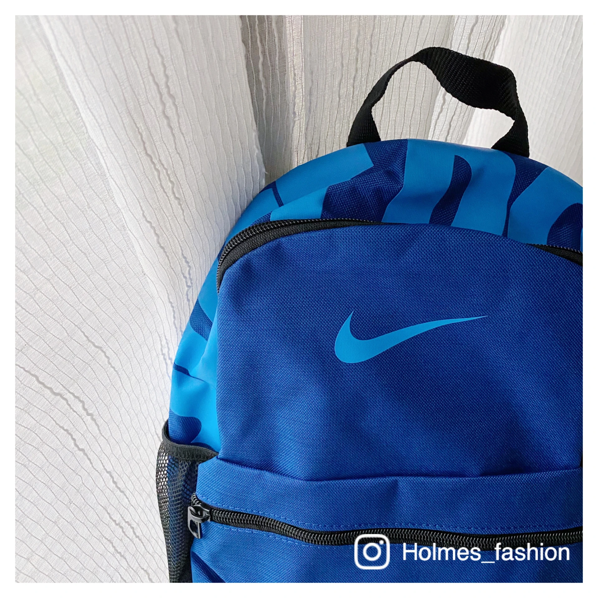 [Holmes]NIKE JUST DO IT 小後背包 藍色 BA5559-431