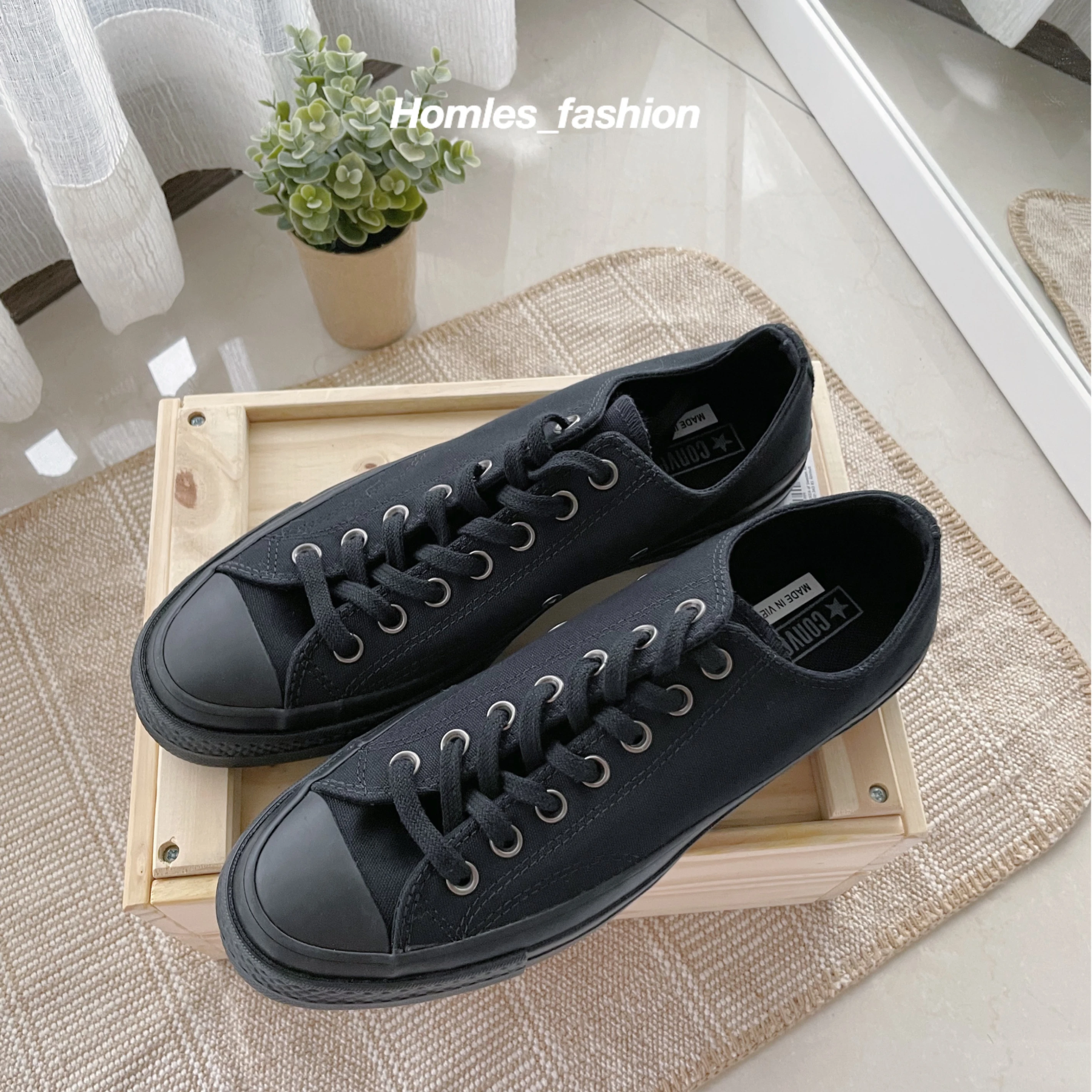 [Holmes]converse 1970 低筒 帆布鞋 全黑 168929C