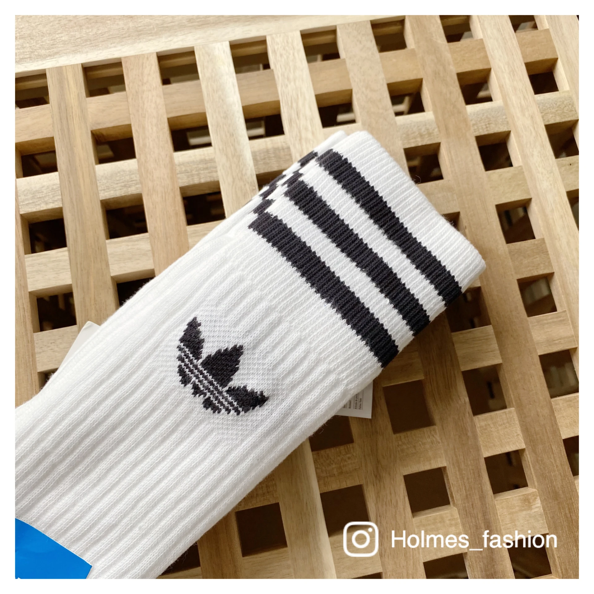 [Holmes]ADIDAS ORIGINALS 三葉草長襪 長筒襪 運動風長襪 穿搭長襪