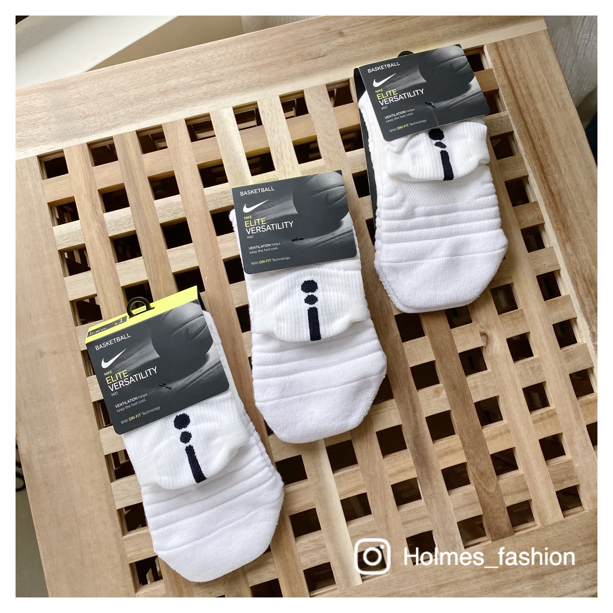 [Holmes]NIKE BSKTBLL 菁英籃球襪 SX5370-100 菁英襪 籃球襪 白黑 厚襪