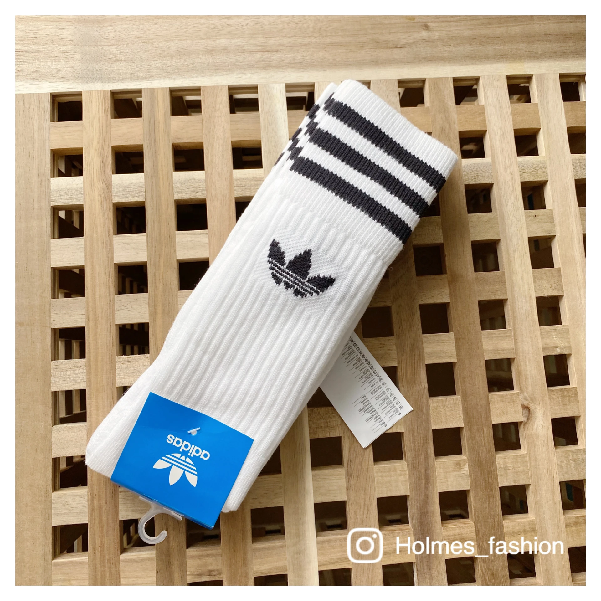 [Holmes]ADIDAS ORIGINALS 三葉草長襪 長筒襪 運動風長襪 穿搭長襪