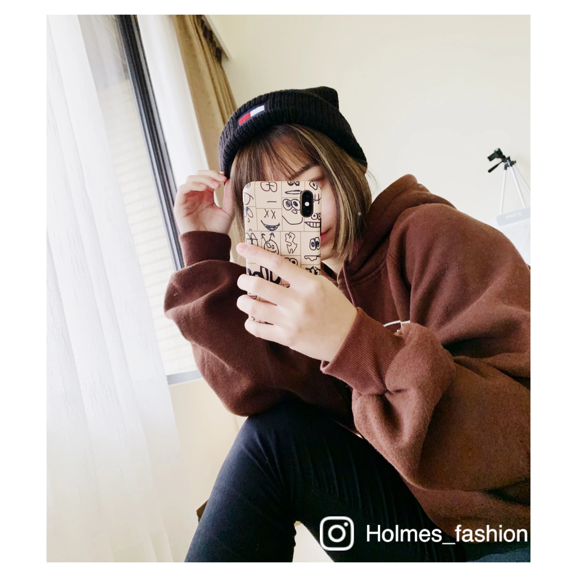 [Holmes]TOMMY HILFIGER 成人版 毛線帽 針織帽 毛帽 一組兩色 毛線黑色 針織灰色