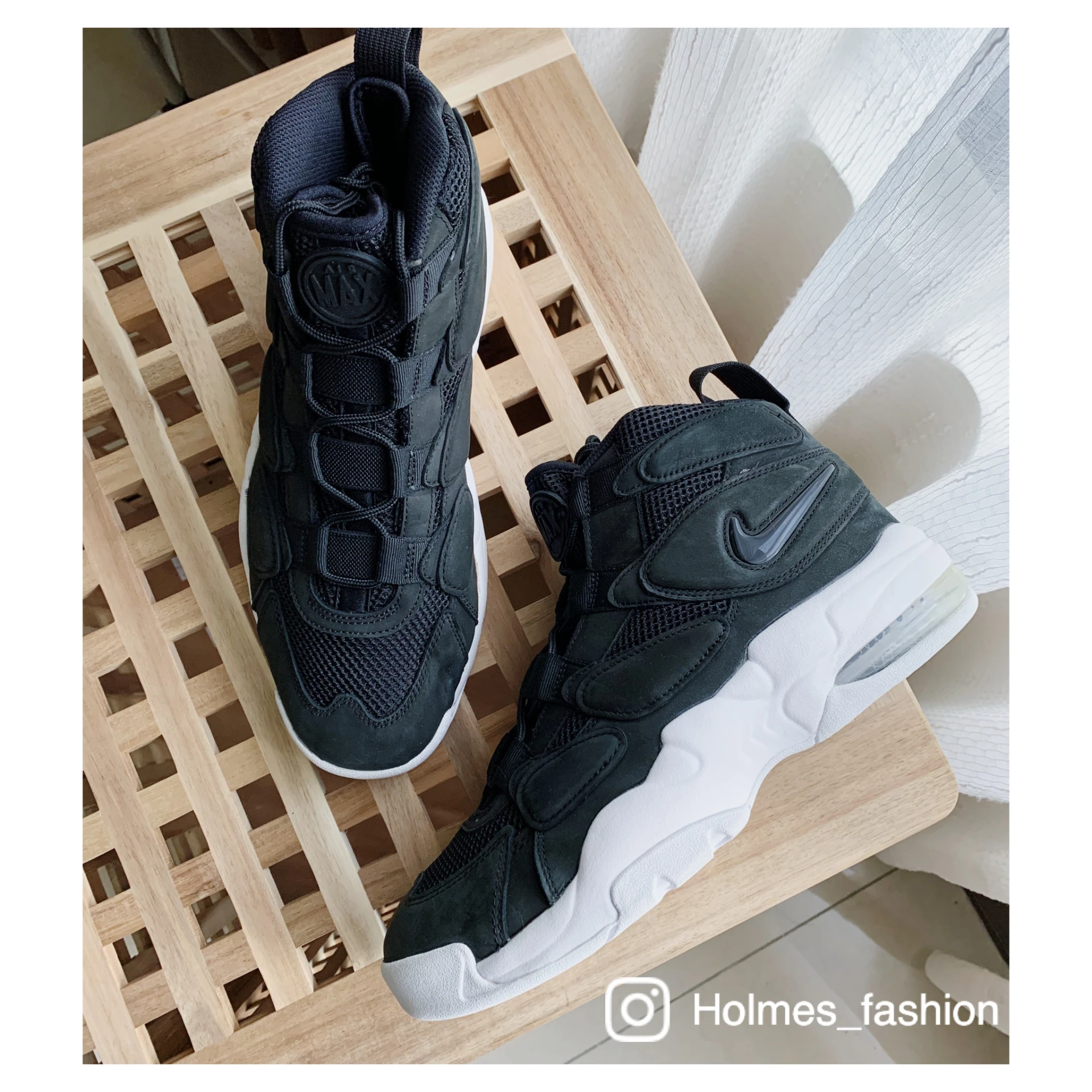 [Holmes]NIKE AIR MAX 2 UPTEMPO QS 黑色 919831-001 籃球鞋