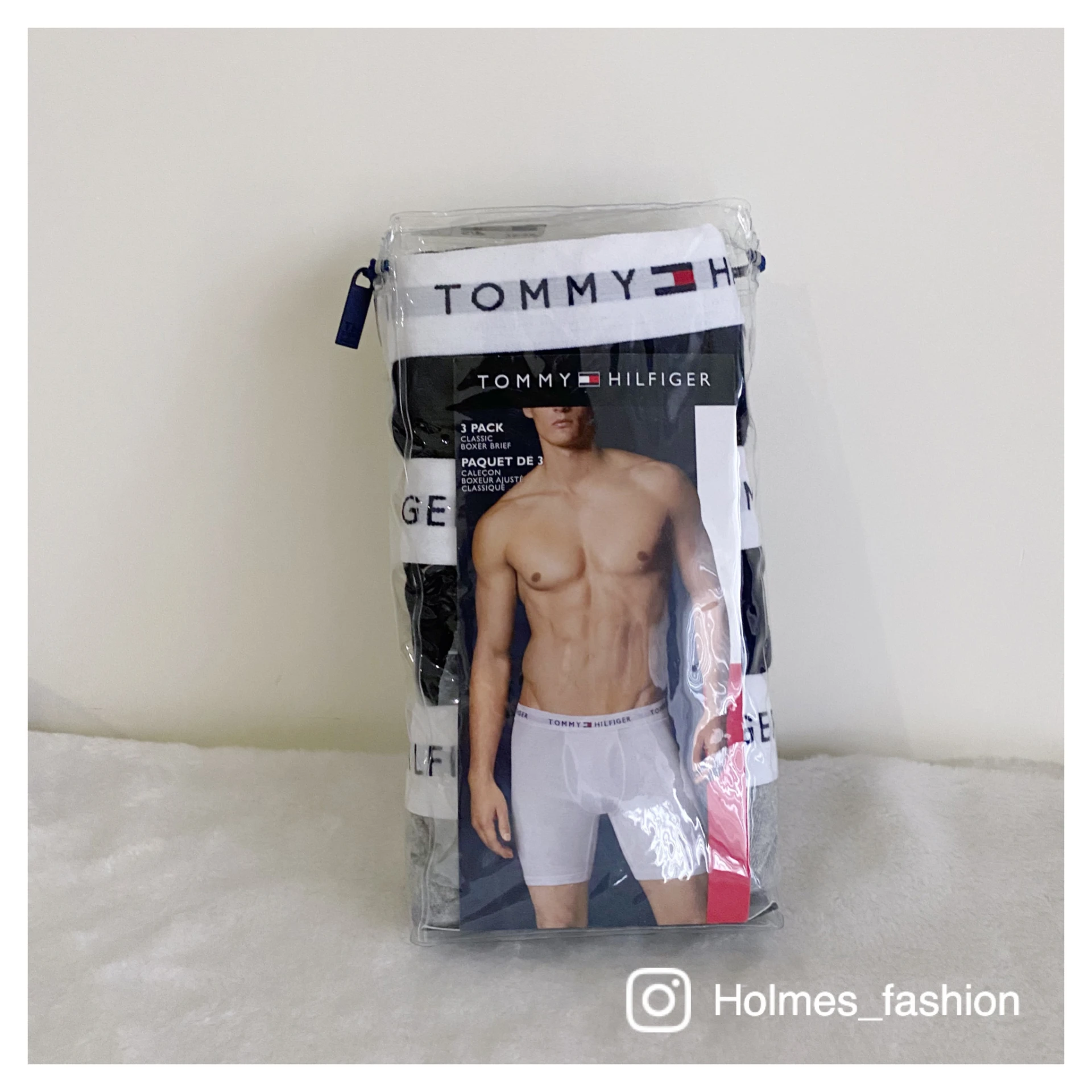 [Holmes]TOMMY HILFIGER 男士 四角褲 三色 黑/藍/灰