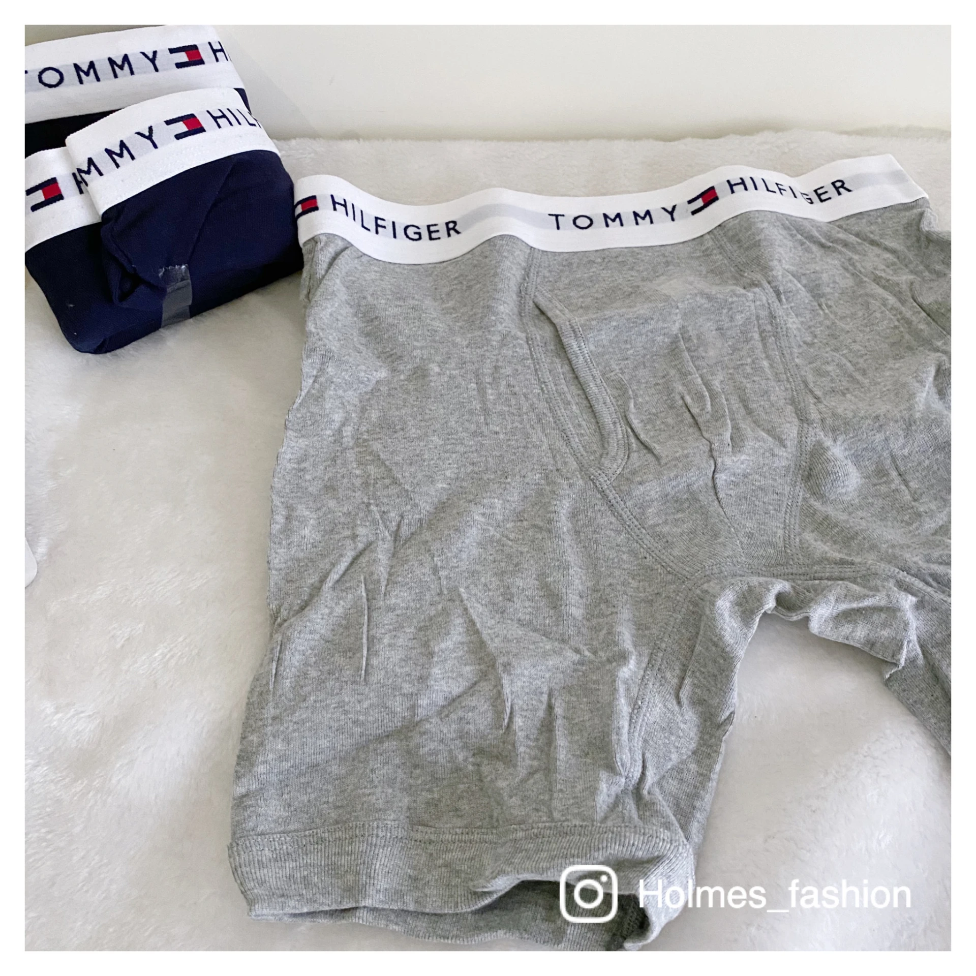 [Holmes]TOMMY HILFIGER 男士 四角褲 三色 黑/藍/灰