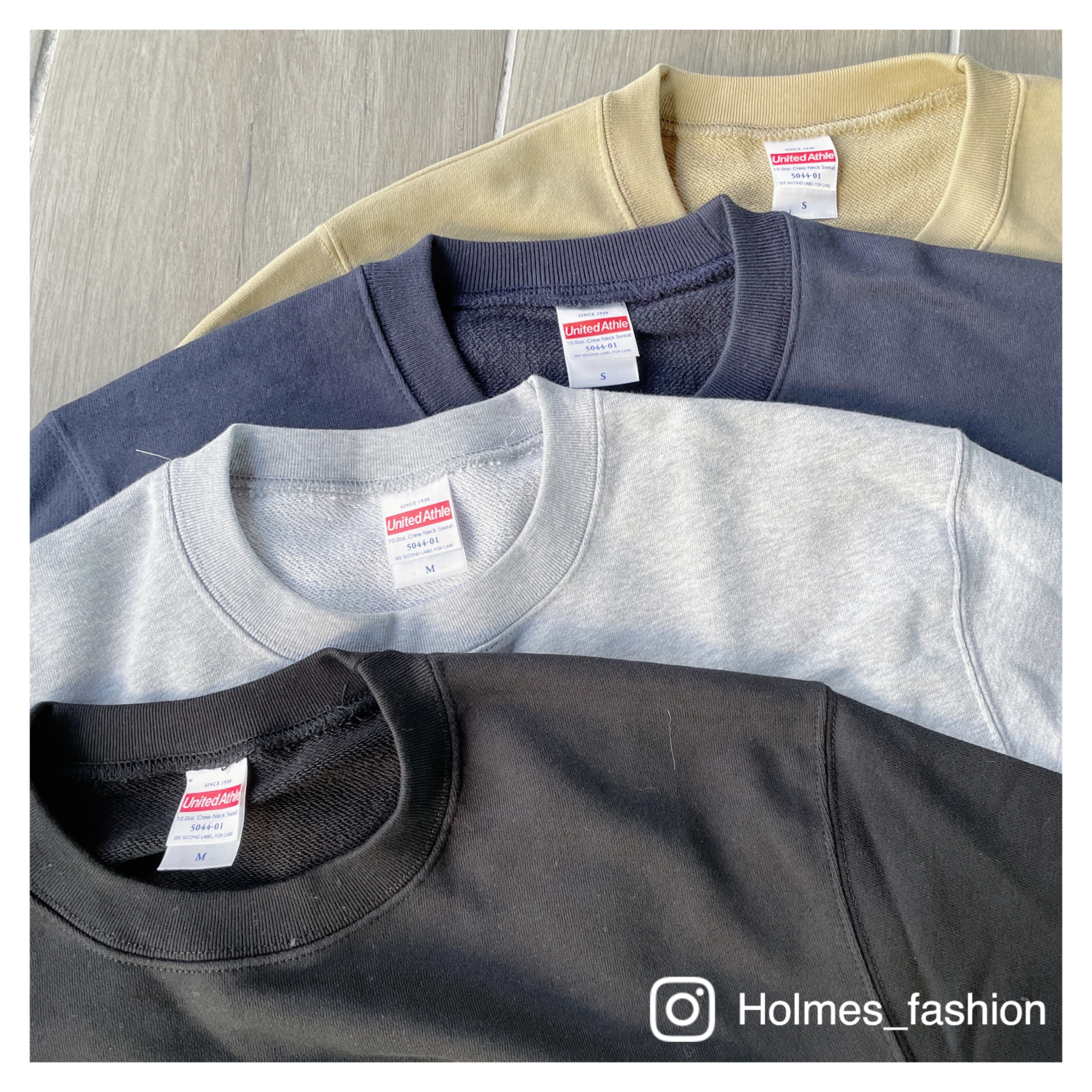 [Holmes]UNITED ATHLE 全棉 毛巾布 (沒刷毛) 圓領 UA 大學踢 大學T 10OZ