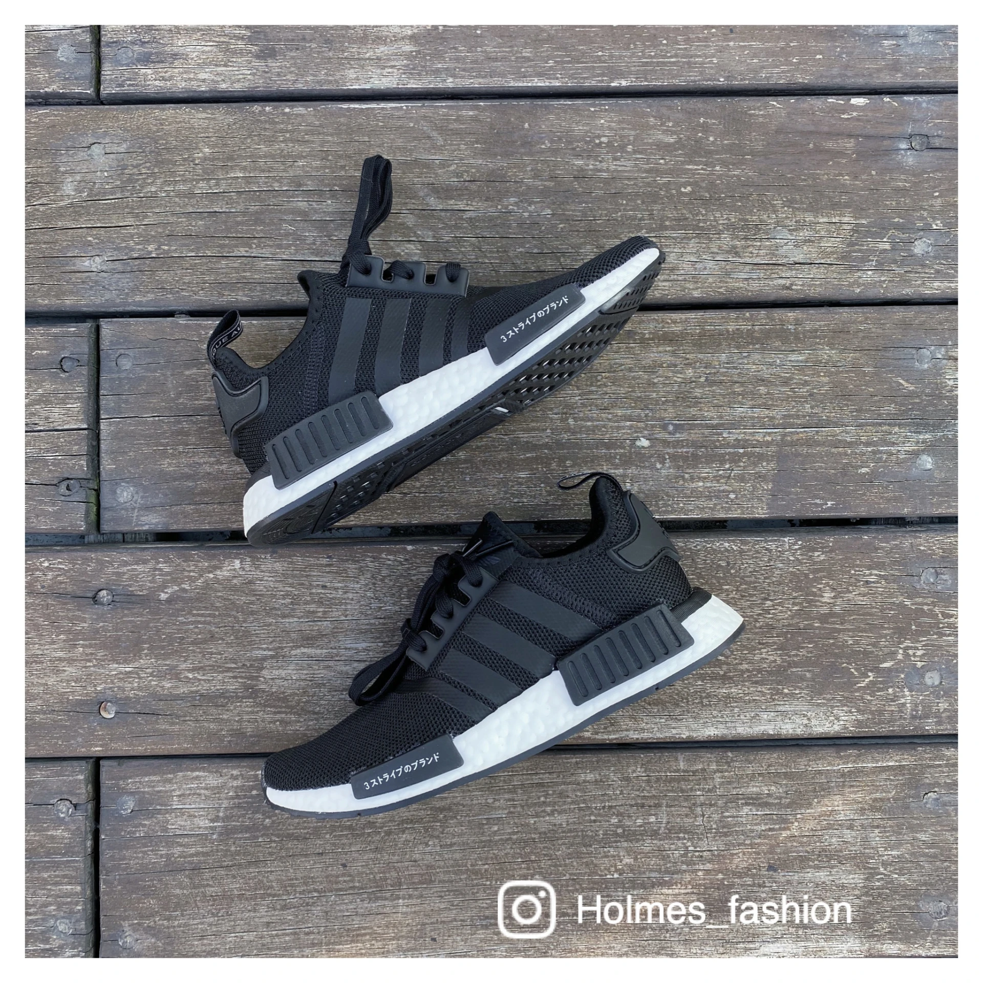 [Holmes]ADIDAS NMD R1 J 黑白 日文標 CG6245 限定款