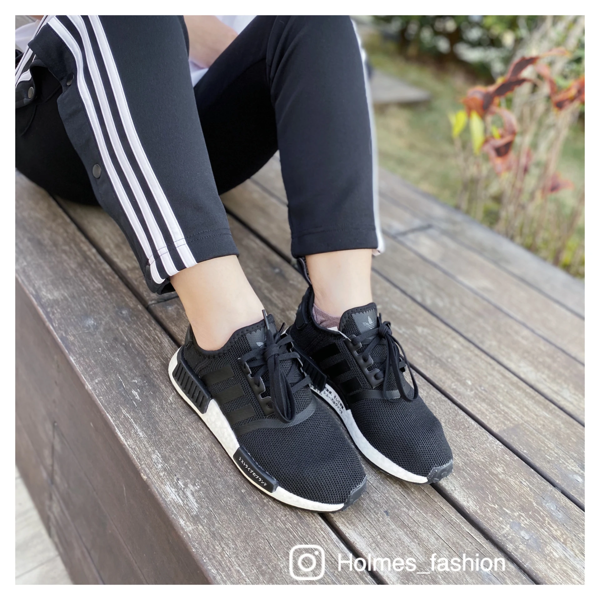 adidas gazelle silver green womens Adidas Women's NMD R1 Japanese Black Shoes (Size 38.5) main image 0