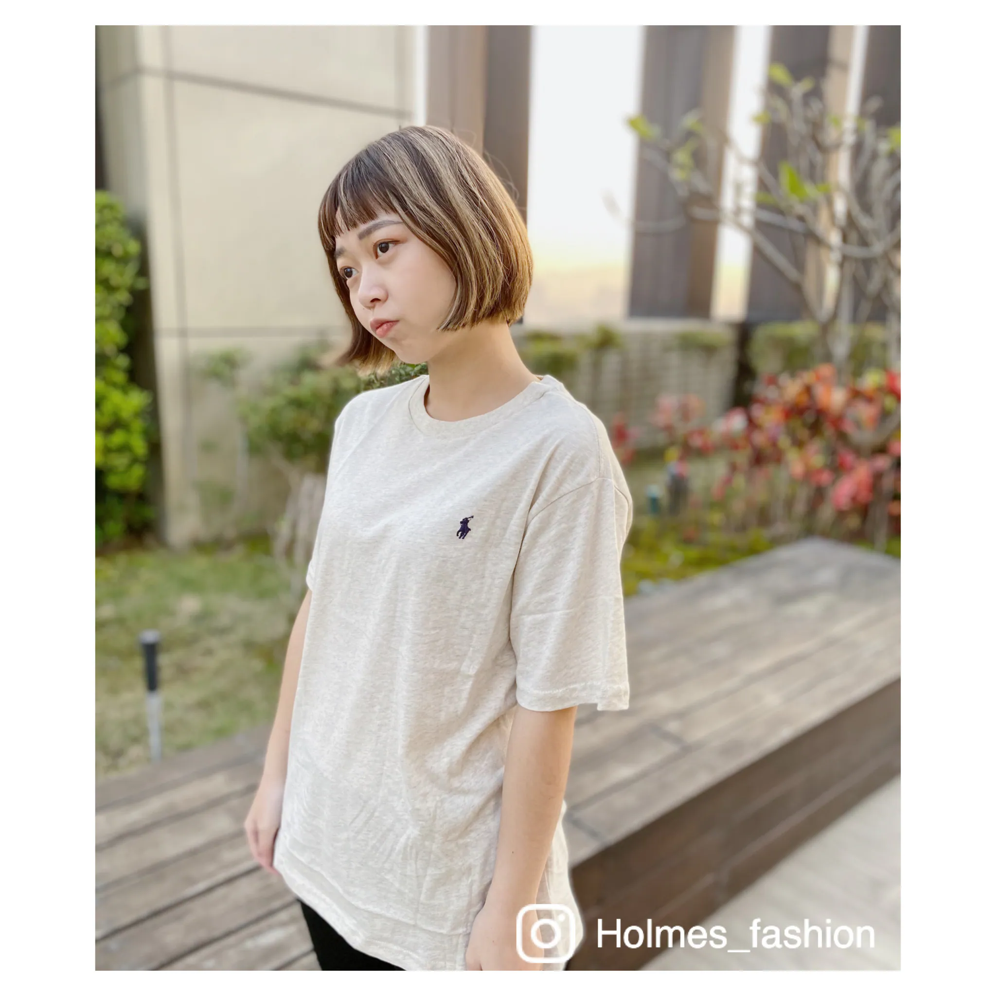 [Holmes]POLO RALPH LAUREN 大童版(青年版) 小刺繡 短袖 短踢 沙色