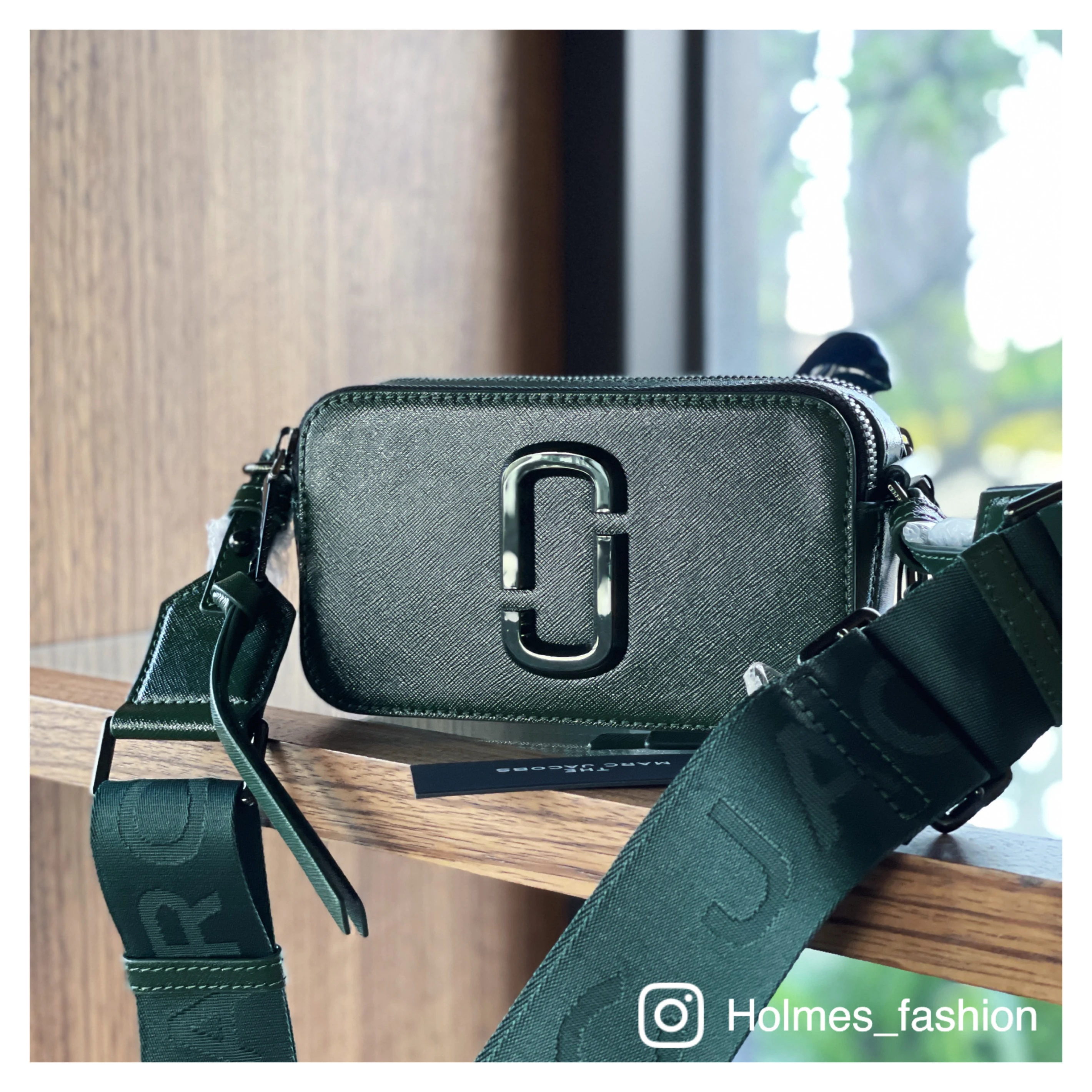 [Holmes]MARC JACOBS 相機包 防刮 MJ 相機包 墨綠色 / 深綠色