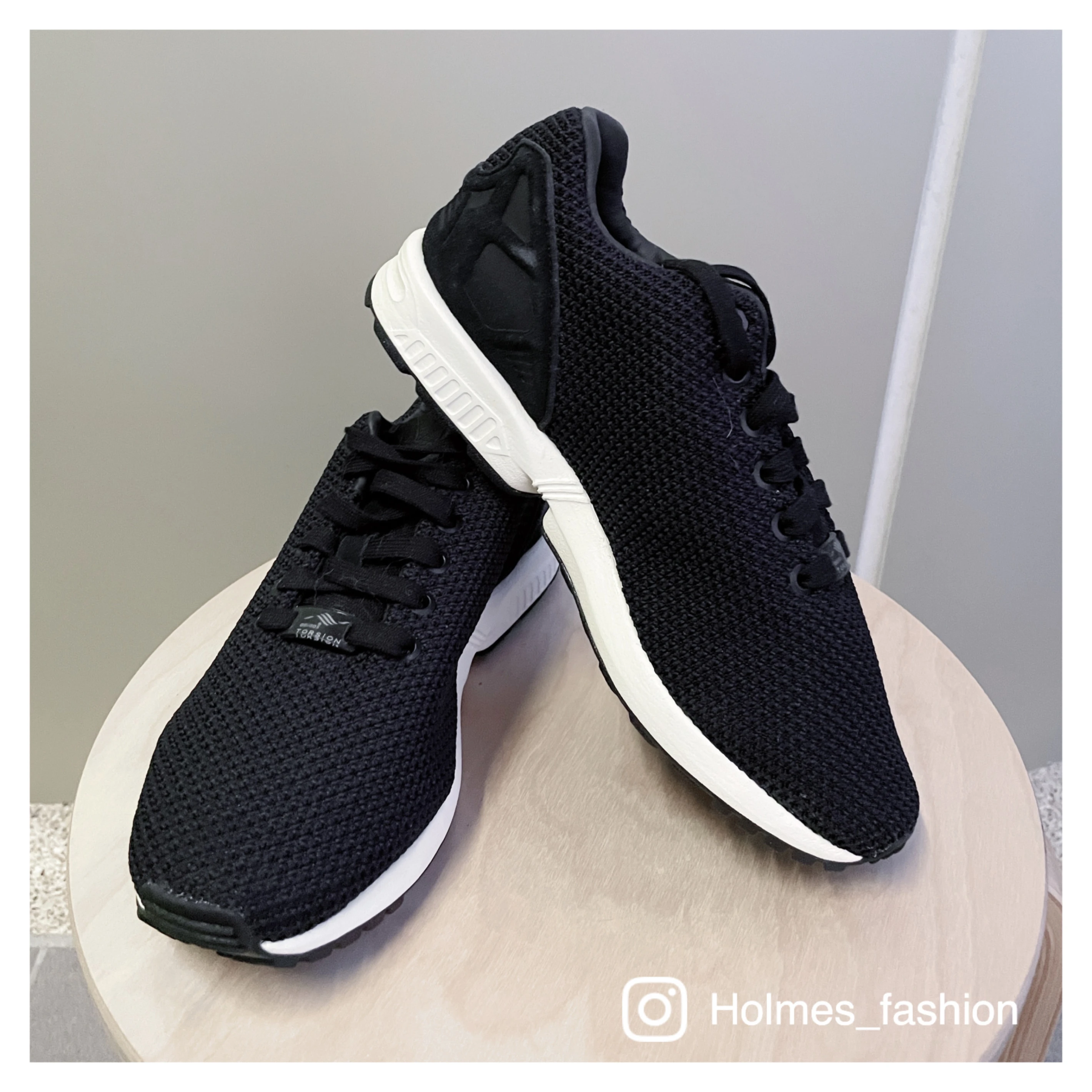 [Holmes]ADIDAS ORIGINALS ZX Flux B34498 黑白 慢跑鞋 現貨24.5公分