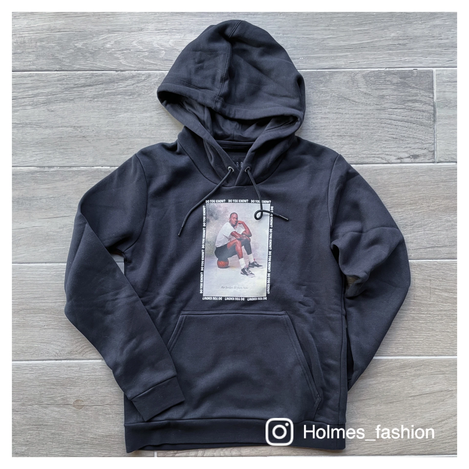 [Holmes]NIKE AIR JORDAN 3 HOODIE 帽踢 連帽衛衣  943929-010 黑色