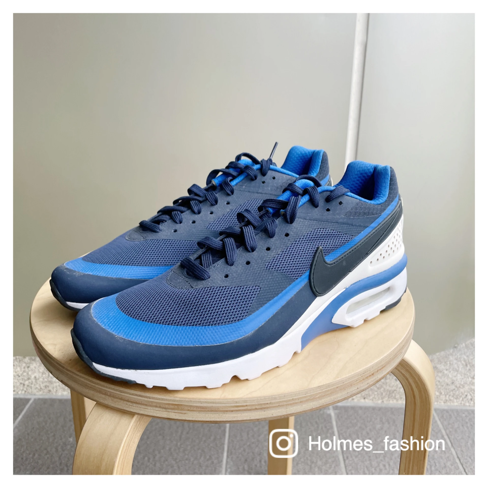 [Holmes]NIKE AIR MAX BW ULTRA MIDNIGHT NAVY 氣墊鞋 休閒鞋 深藍 819475-404 27.5CM