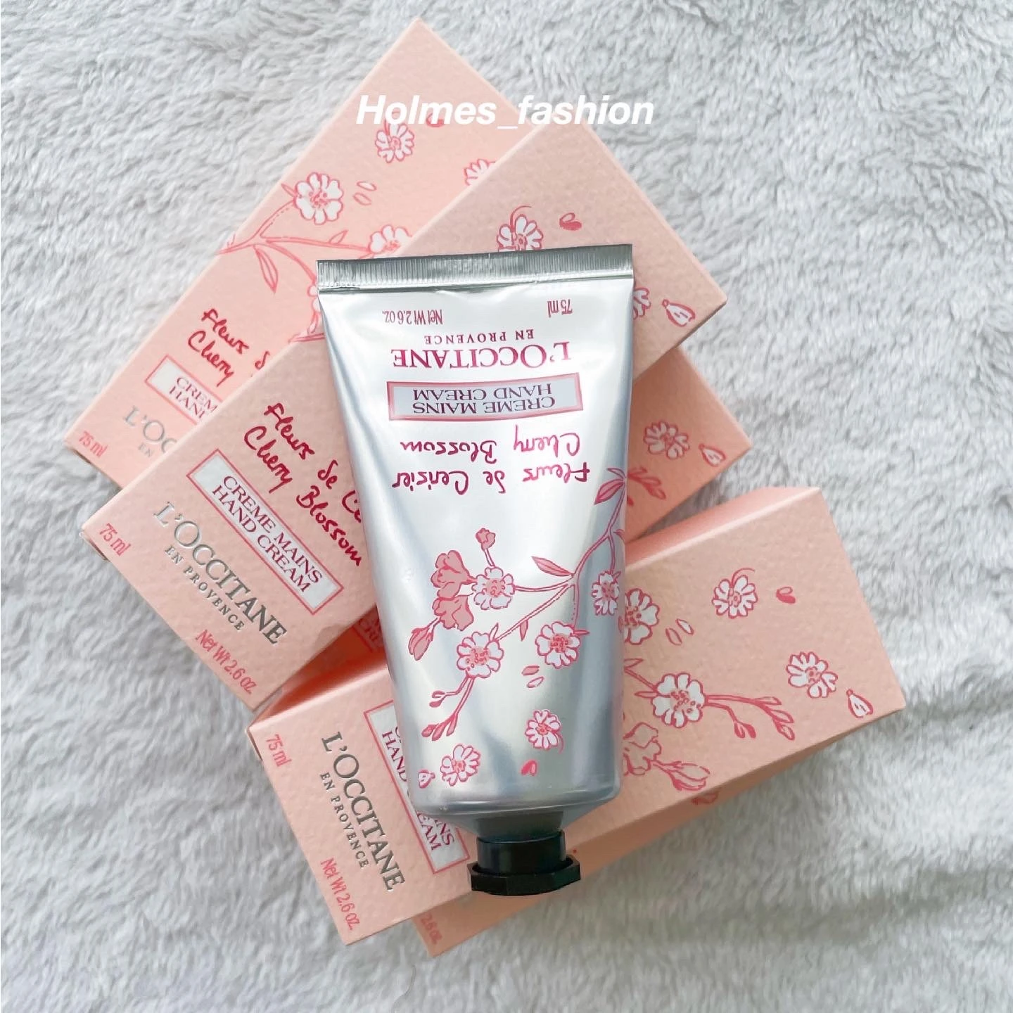 [Holmes]L.OCCITANE 歐舒丹 櫻花護手霜 護手霜 75ML 櫻花香氣