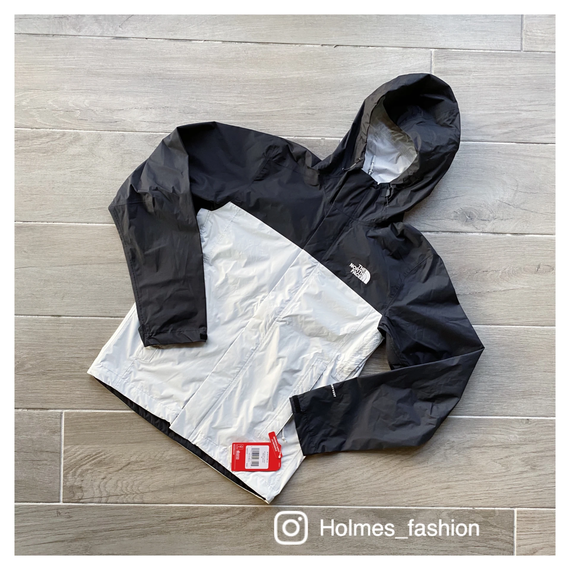 [Holmes]現貨 THE NORTH FACE  VENTURE 2  TINGREY/TNFBLCK 北臉 男版外套 灰黑 拼色