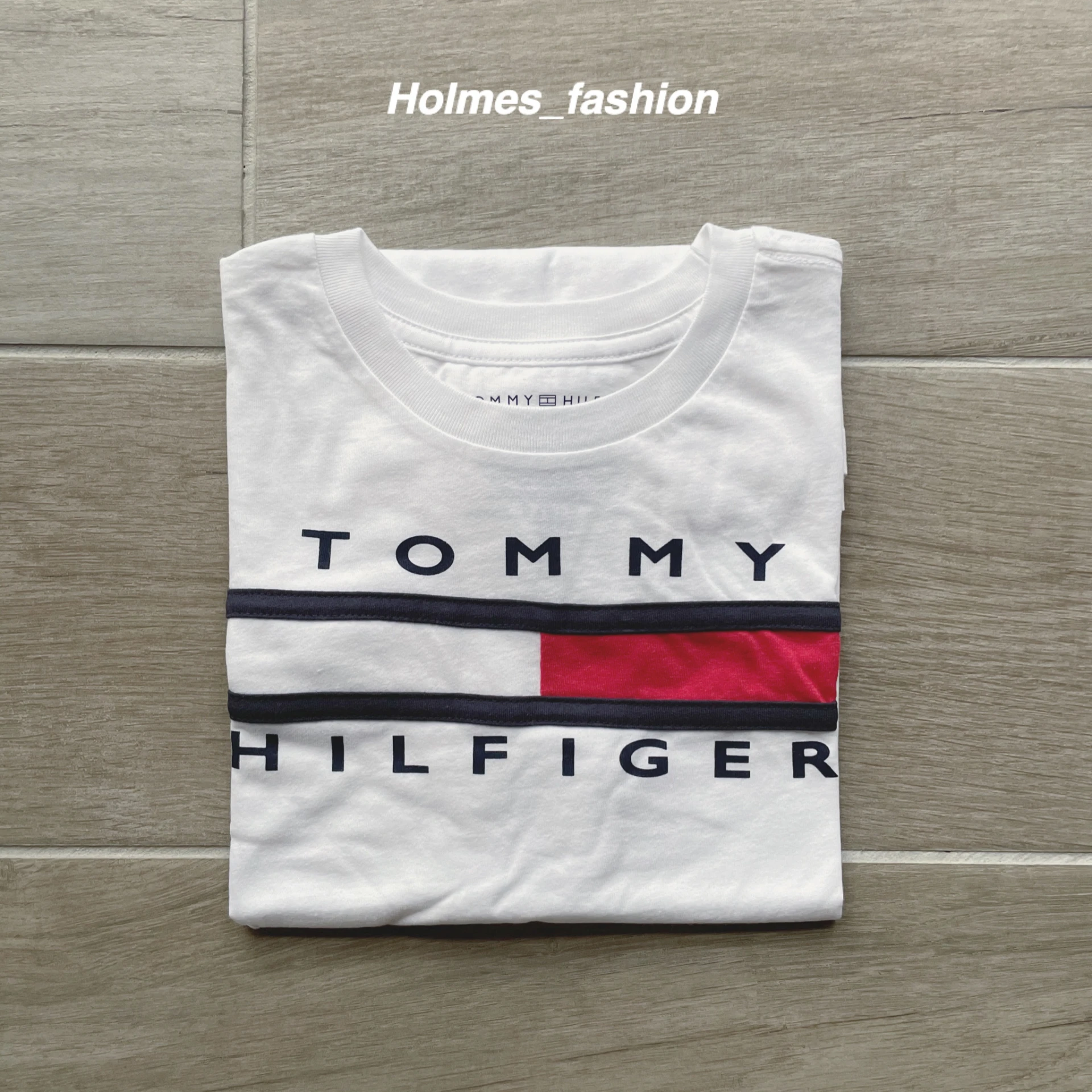 [Holmes]TOMMY HILFIGER 大童版(青年版) 經典LOGO 短袖