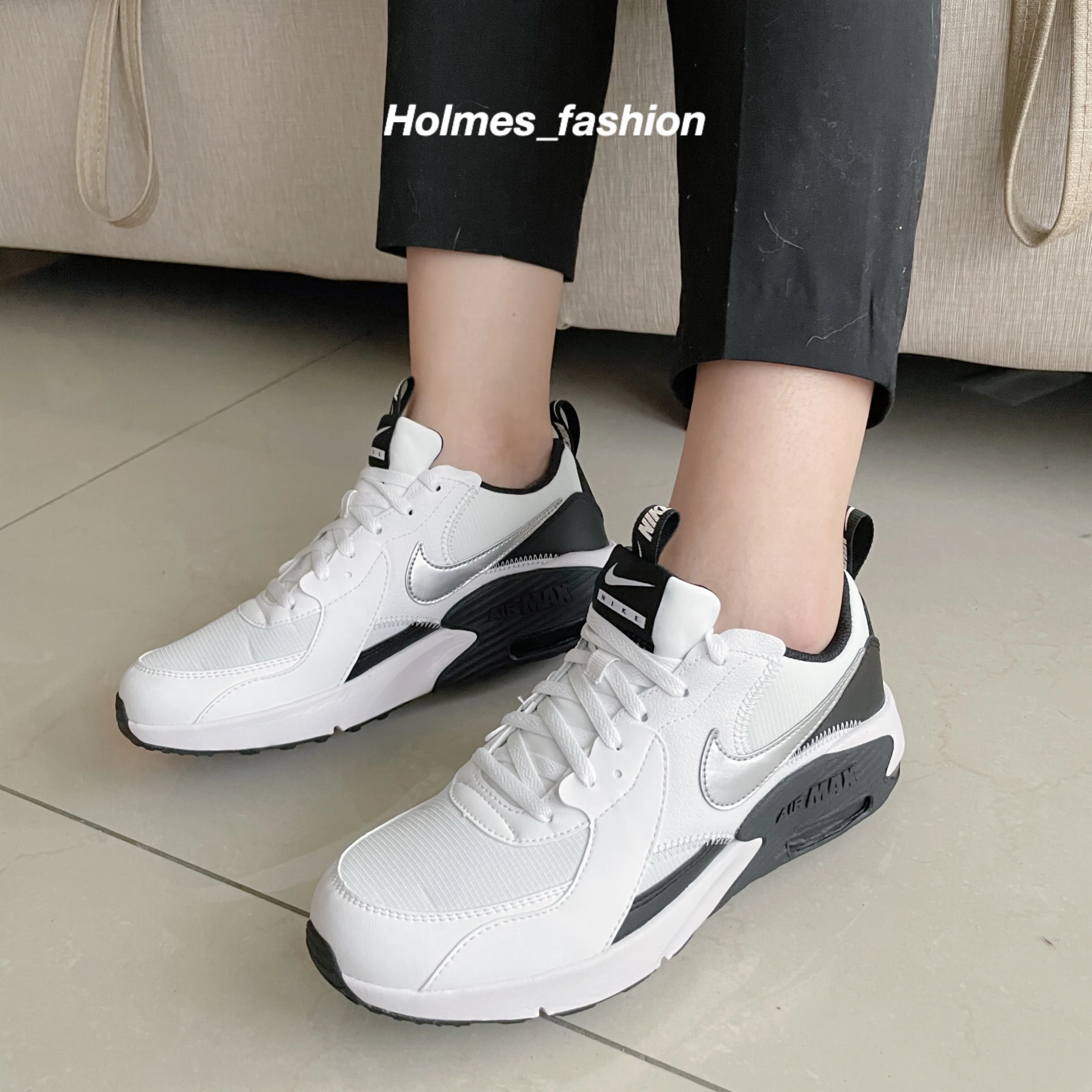 [Holmes]NIKE AIR MAX EXCEE 復古 穿搭 氣墊 白銀 女鞋 CZ4990-100