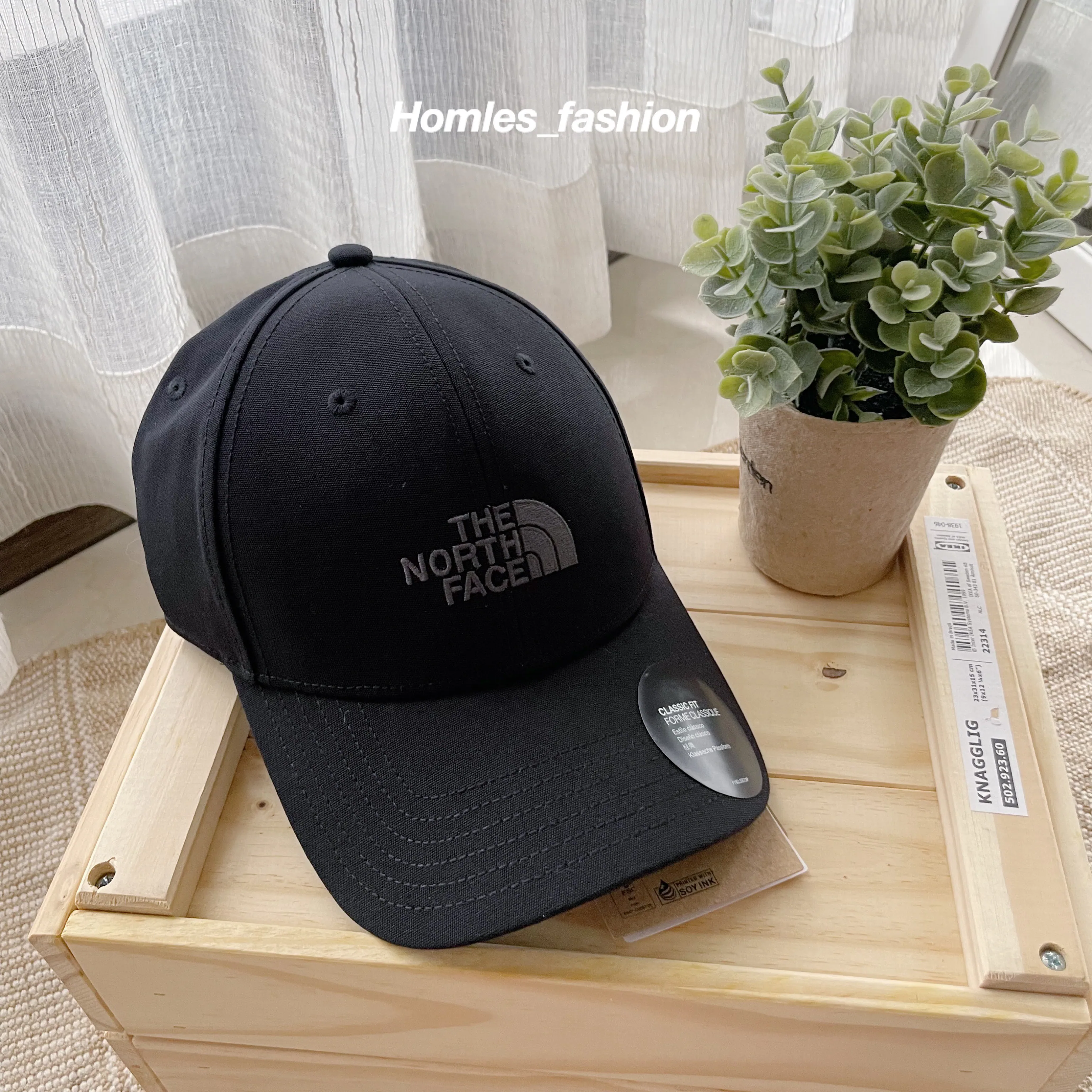 [Holmes]THE NORTH FACE CAP 黑LOGO 老帽 黑灰 TNF老帽