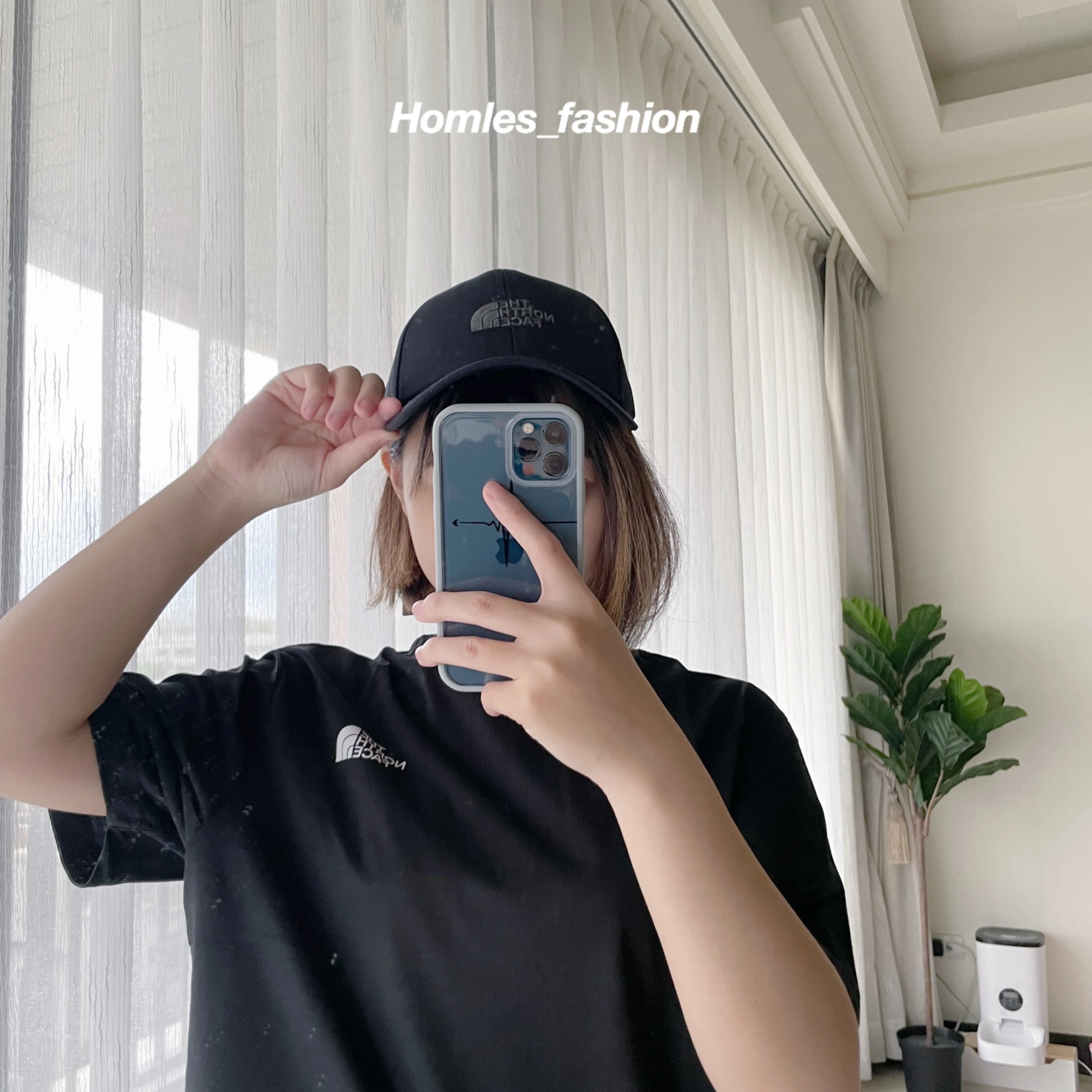 [Holmes]THE NORTH FACE CAP 黑LOGO 老帽 黑灰 TNF老帽