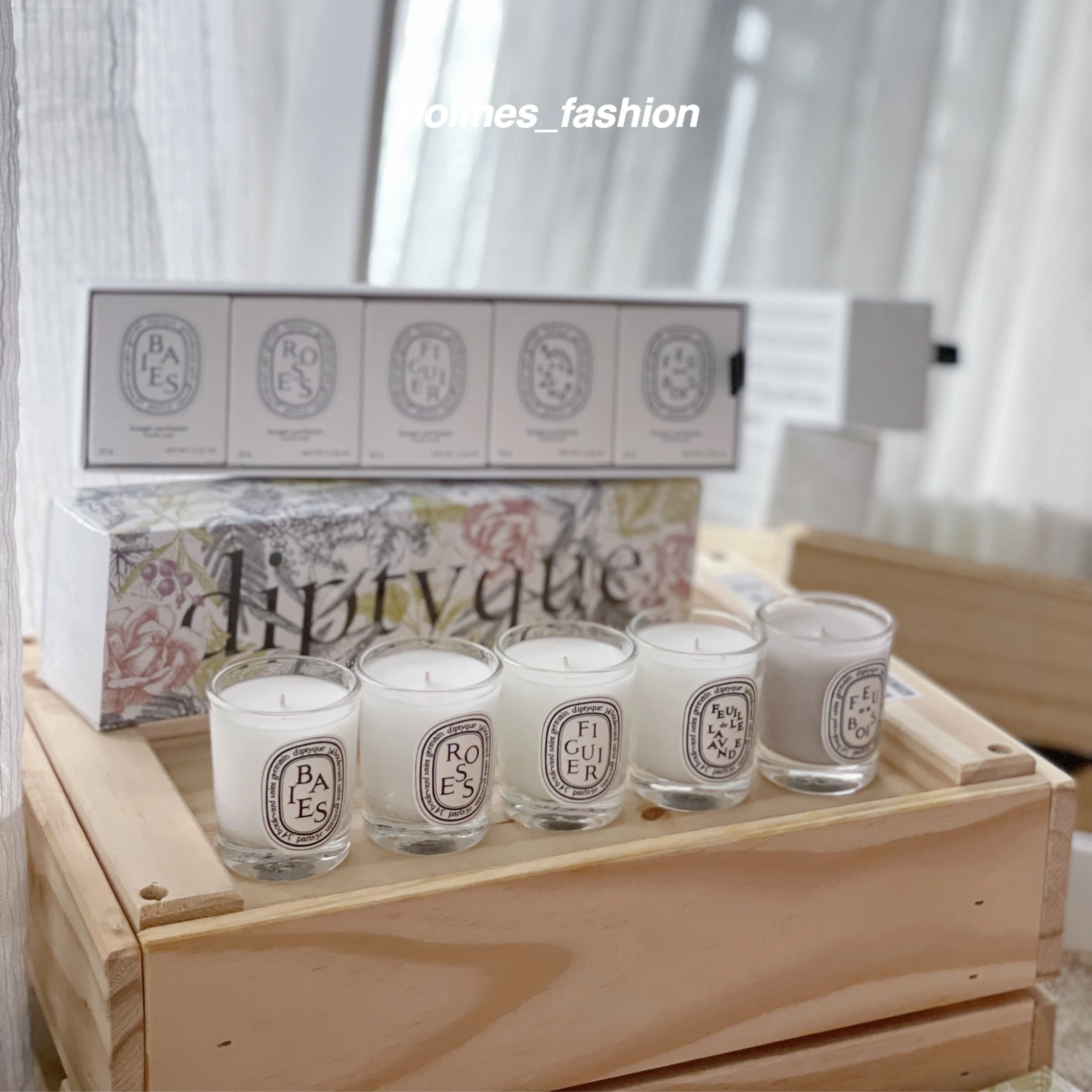 [Holmes]DIPTYQUE 頂級迷你香氛蠟燭 五件組 35g*5