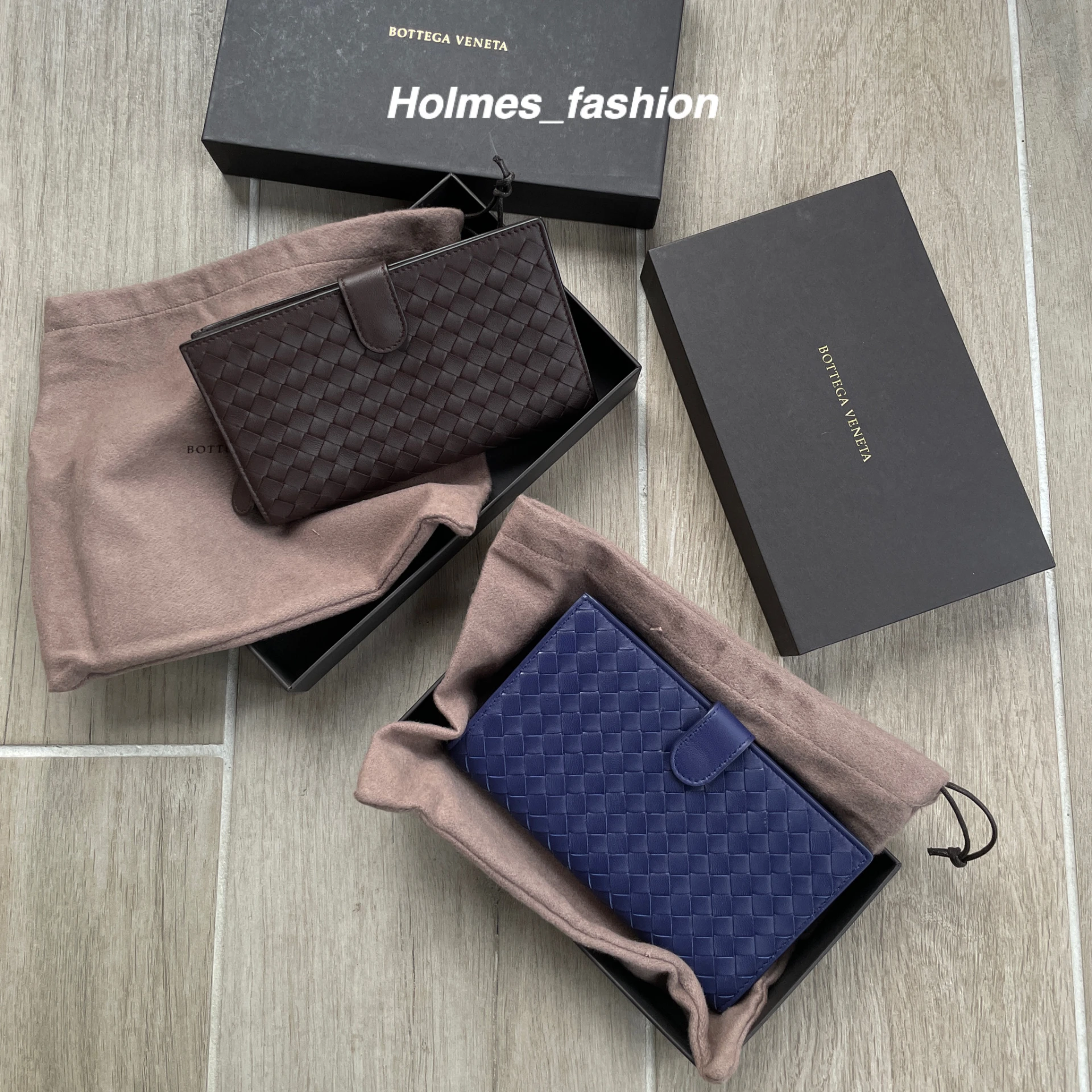 [Holmes]現貨 BOTTEGA VENETA  BV 八卡編織手拿 中長夾