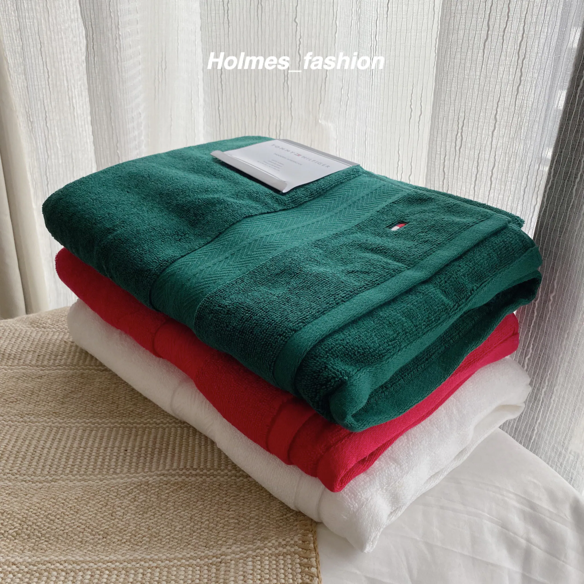 [Holmes]TOMMY HILFIGER Cotton Bath Towel 浴巾
