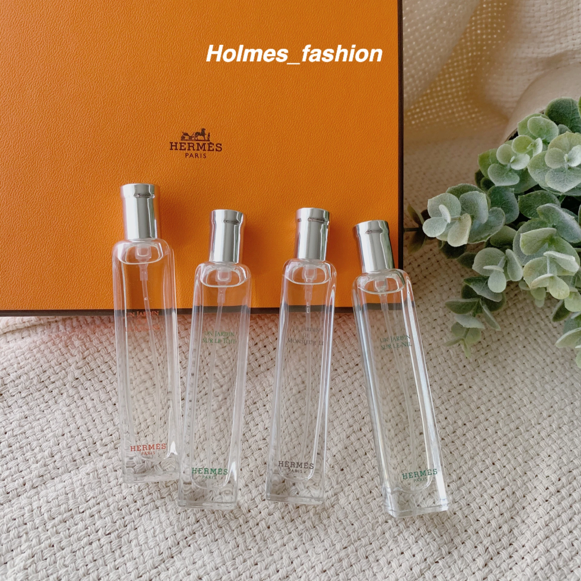 [Holmes]HERMES 愛馬仕中性 小香水 四入 15ML 花園系列