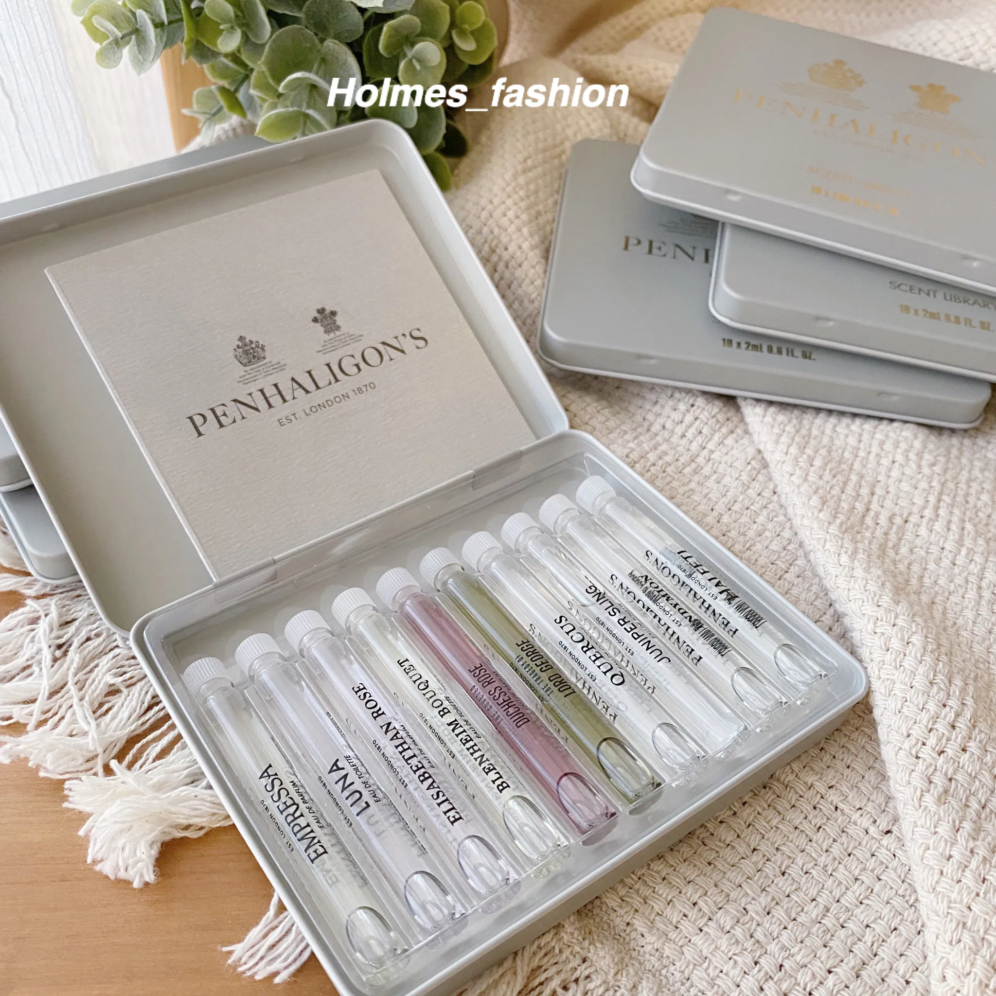 [Holmes]PENHALIGON’S 潘海利根 Scent Library 香氛圖書管系列 針管禮盒 2ML*10