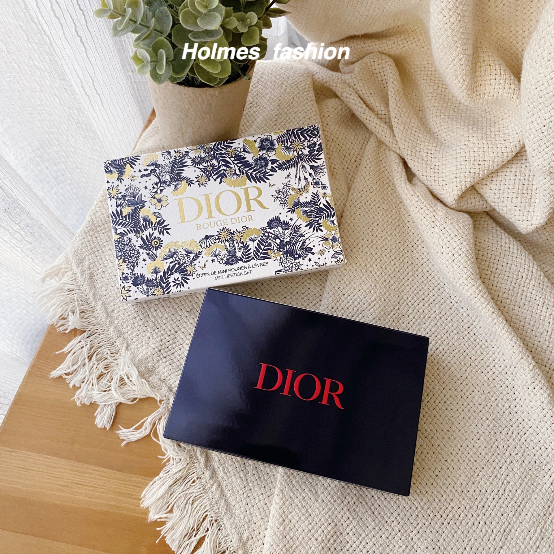 [Holmes]DIOR 迪奧 2021 聖誕迷你唇膏禮盒組 (15.G*4)