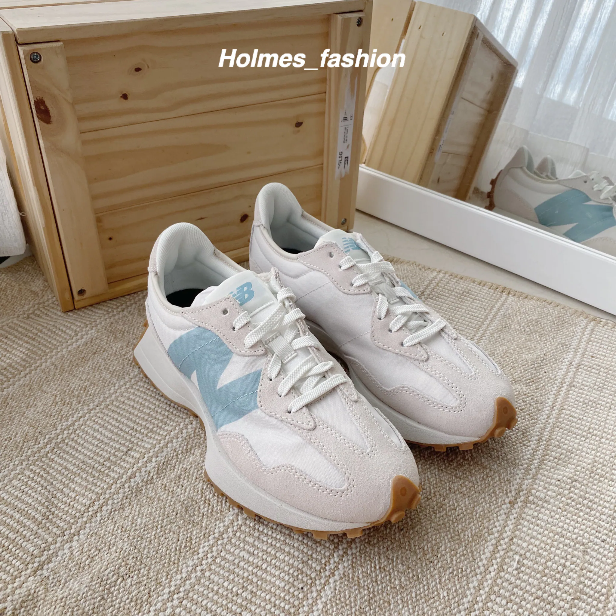 [Holmes]NEW BALANCE 327 NB 復古跑鞋 WS327HG1 寶寶藍 現貨