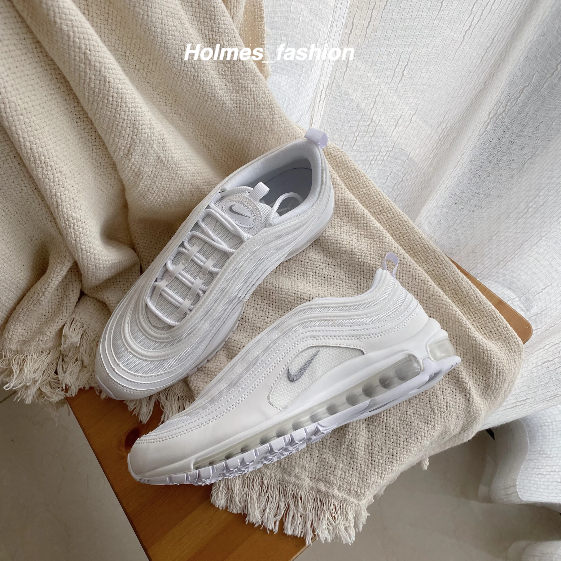 [Holmes]現貨 NIKE AIR MAX 97 全白 921826-101