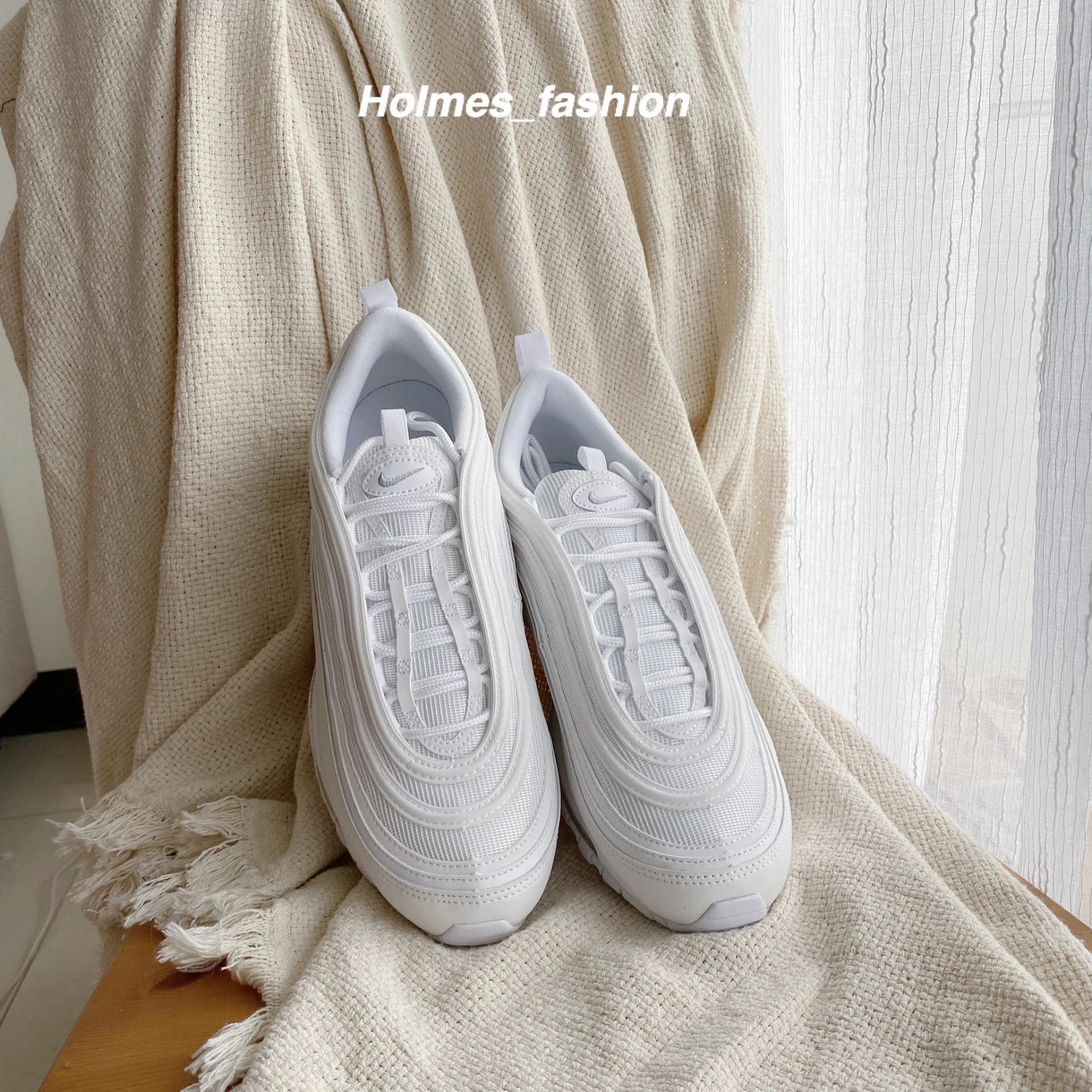 [Holmes]現貨 NIKE AIR MAX 97 全白 921826-101