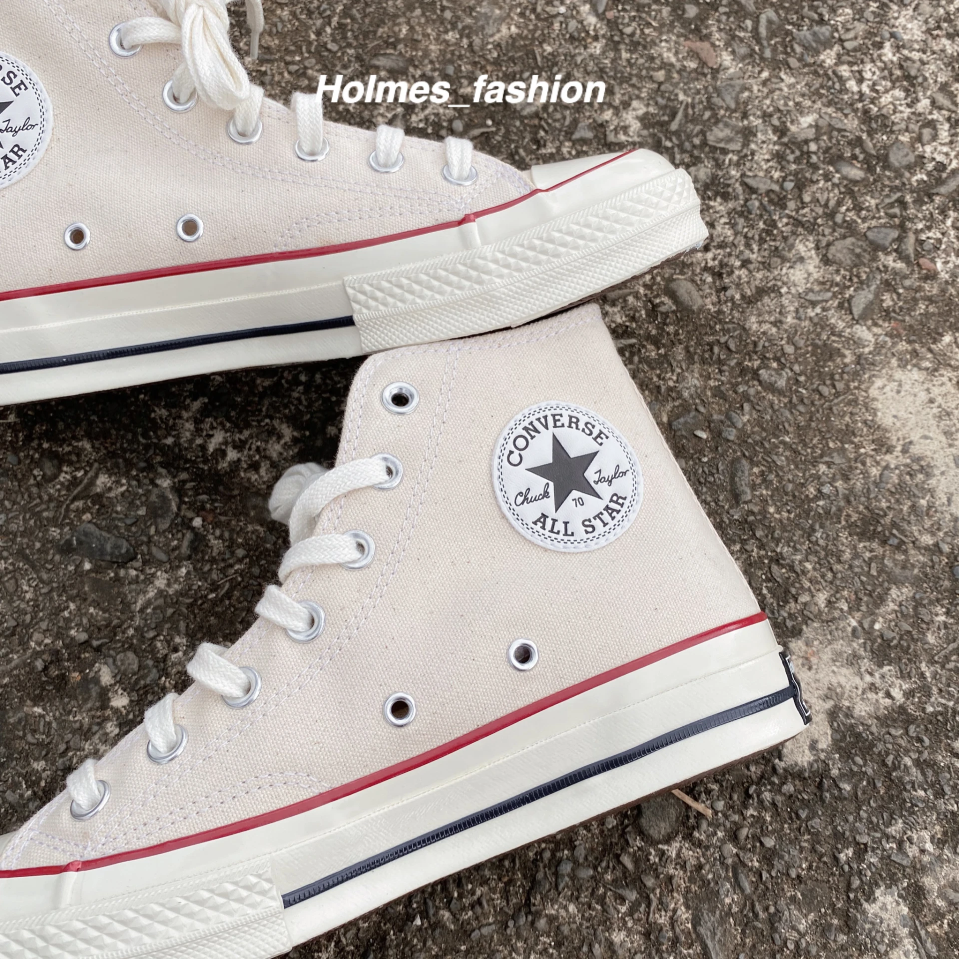 [Holmes]CONVERSE CHUCK 1970 高筒 帆布鞋 144755C 米白色 現貨+預購