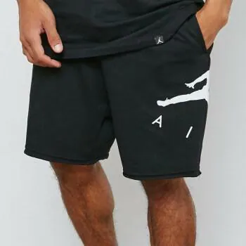 [Holmes]NIKE JORDAN JUMPMAN AIR 黑 白 飛人 運動短褲 男款 AJ0808-010