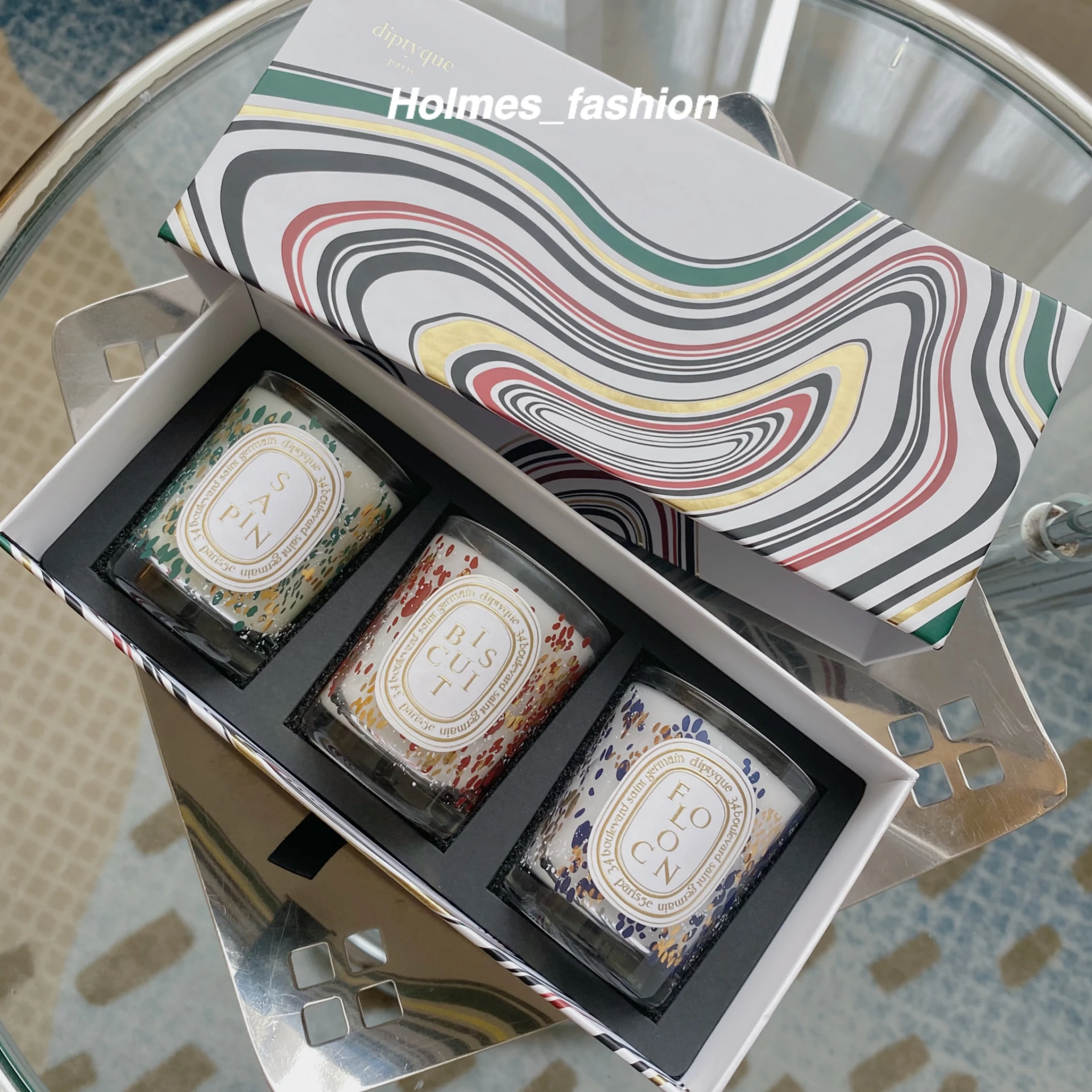 [Holmes]DIPTYQUE 2021 聖誕系列香氛蠟燭 三入組