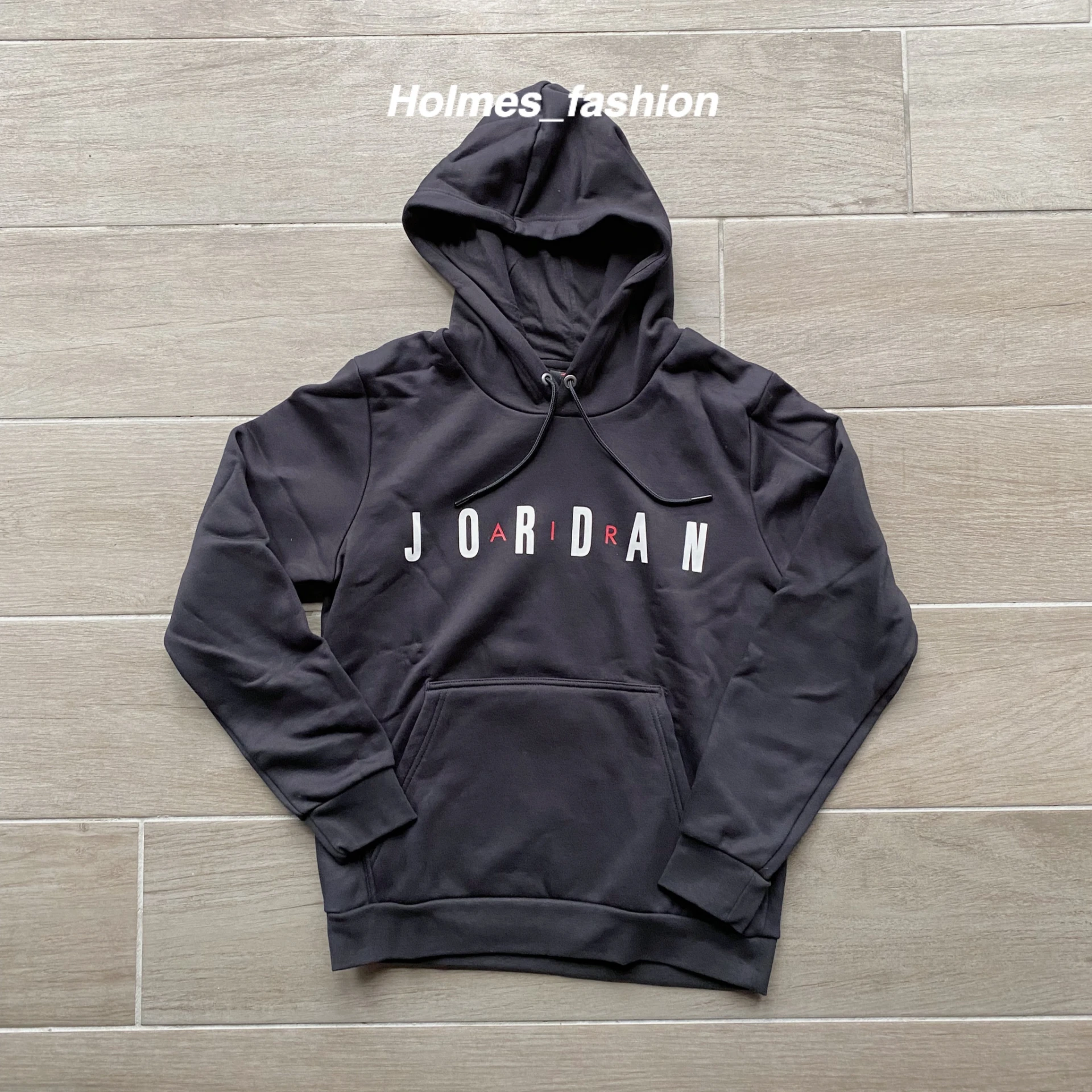 [Holmes]NIKE AIR JORDAN 黑色 喬丹 帽踢 連帽衛衣 帽TEE CJ9666-010