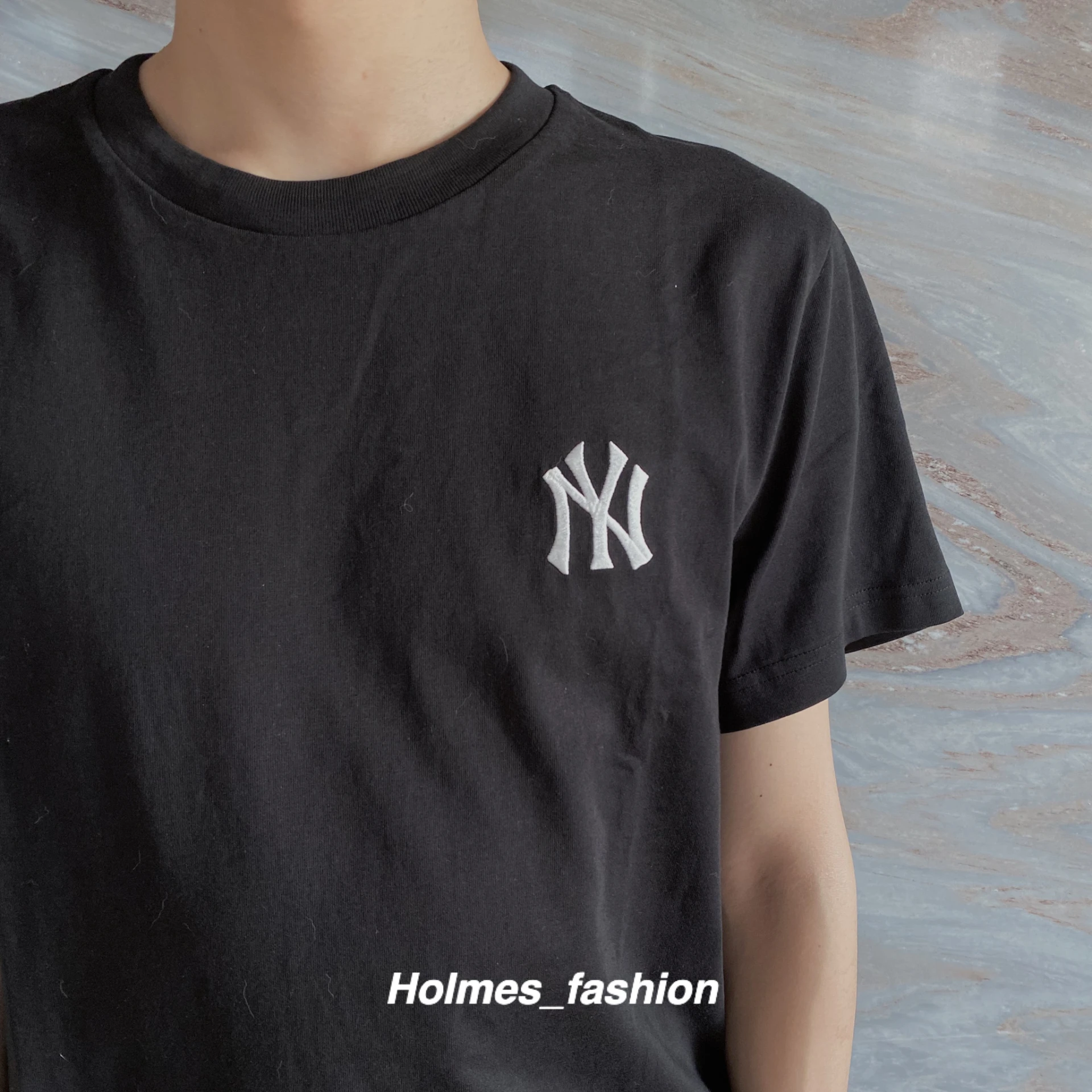 [Holmes]韓國 MLB 限定 NY 短袖 T恤 短T 黑白 / 白黑