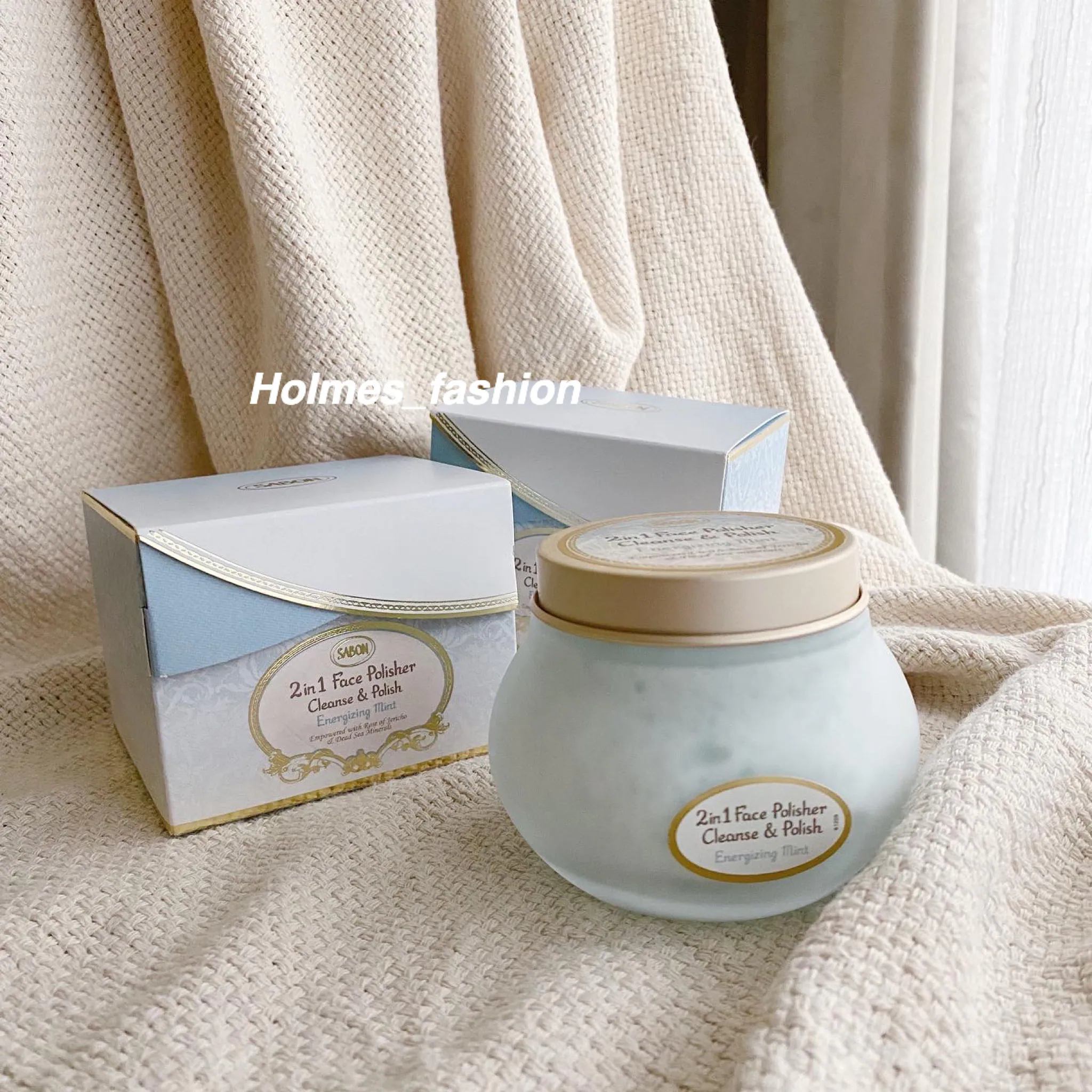 [Holmes]SABON 二合一 臉部純淨 磨砂膏 薄荷/薰衣草 200ML