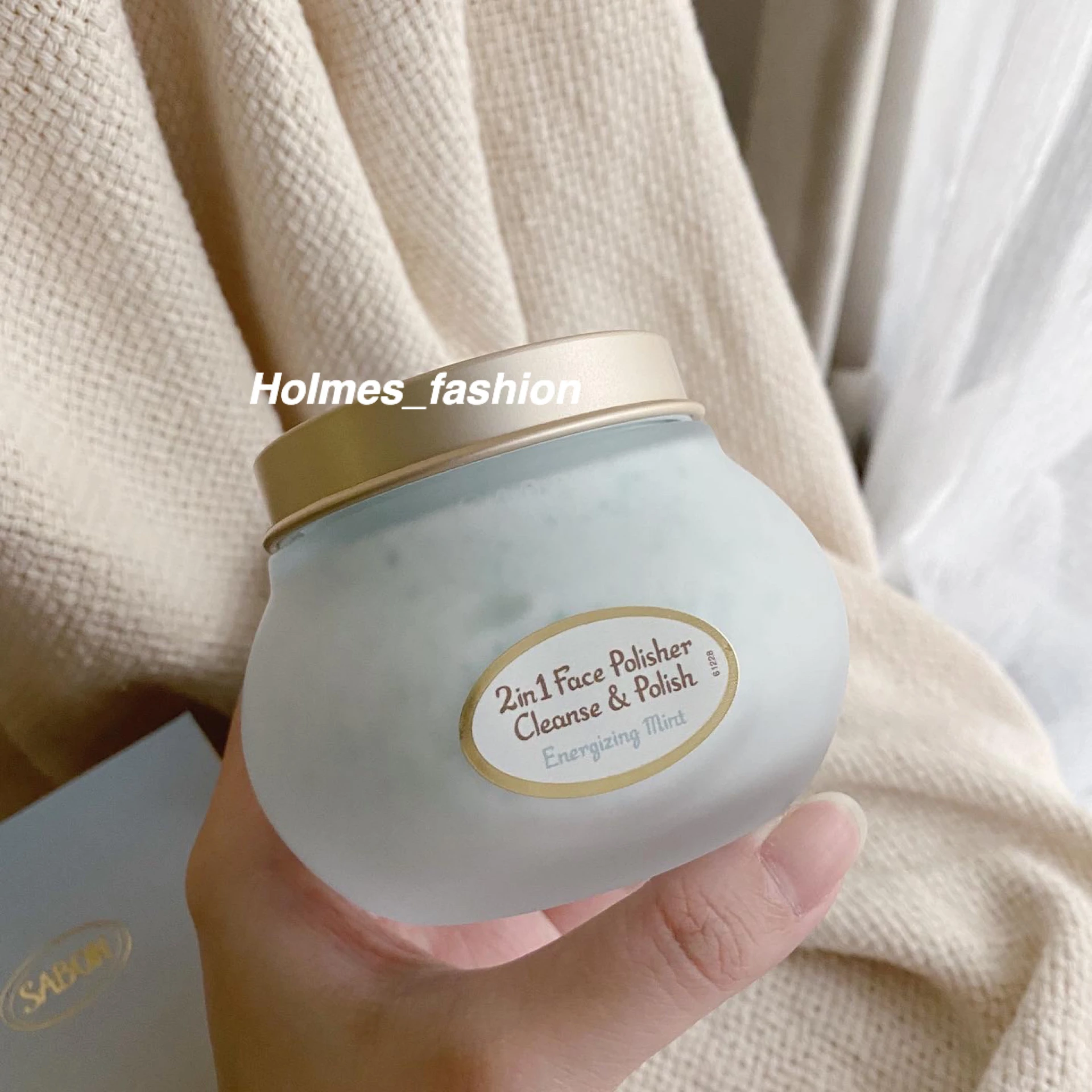 [Holmes]SABON 二合一 臉部純淨 磨砂膏 薄荷/薰衣草 200ML