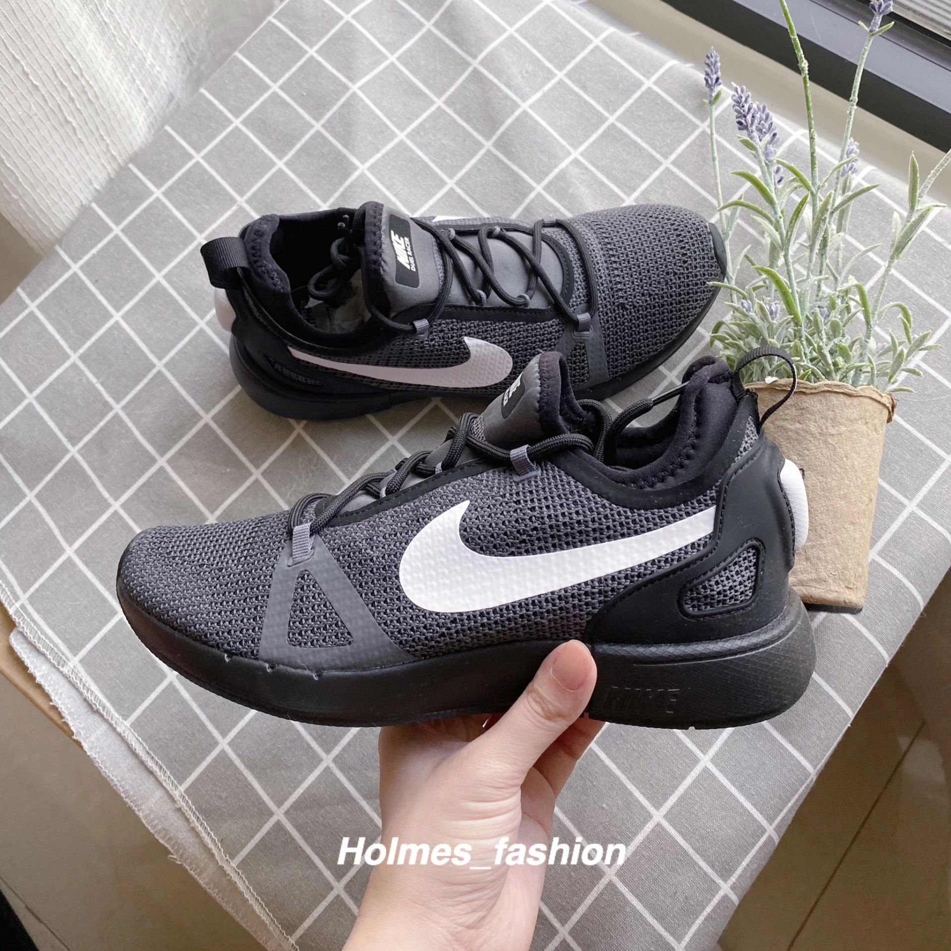 [Holmes]NIKE DUEL RACER 927243-004 黑白 運動鞋