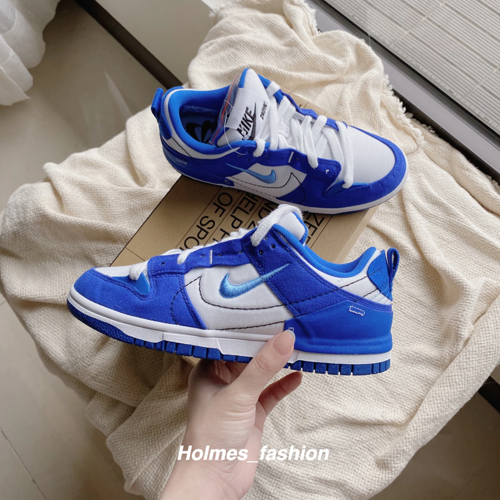 [Holmes]NIKE DUNK LOW DISRUPT 2 DH4402-102 寶藍色