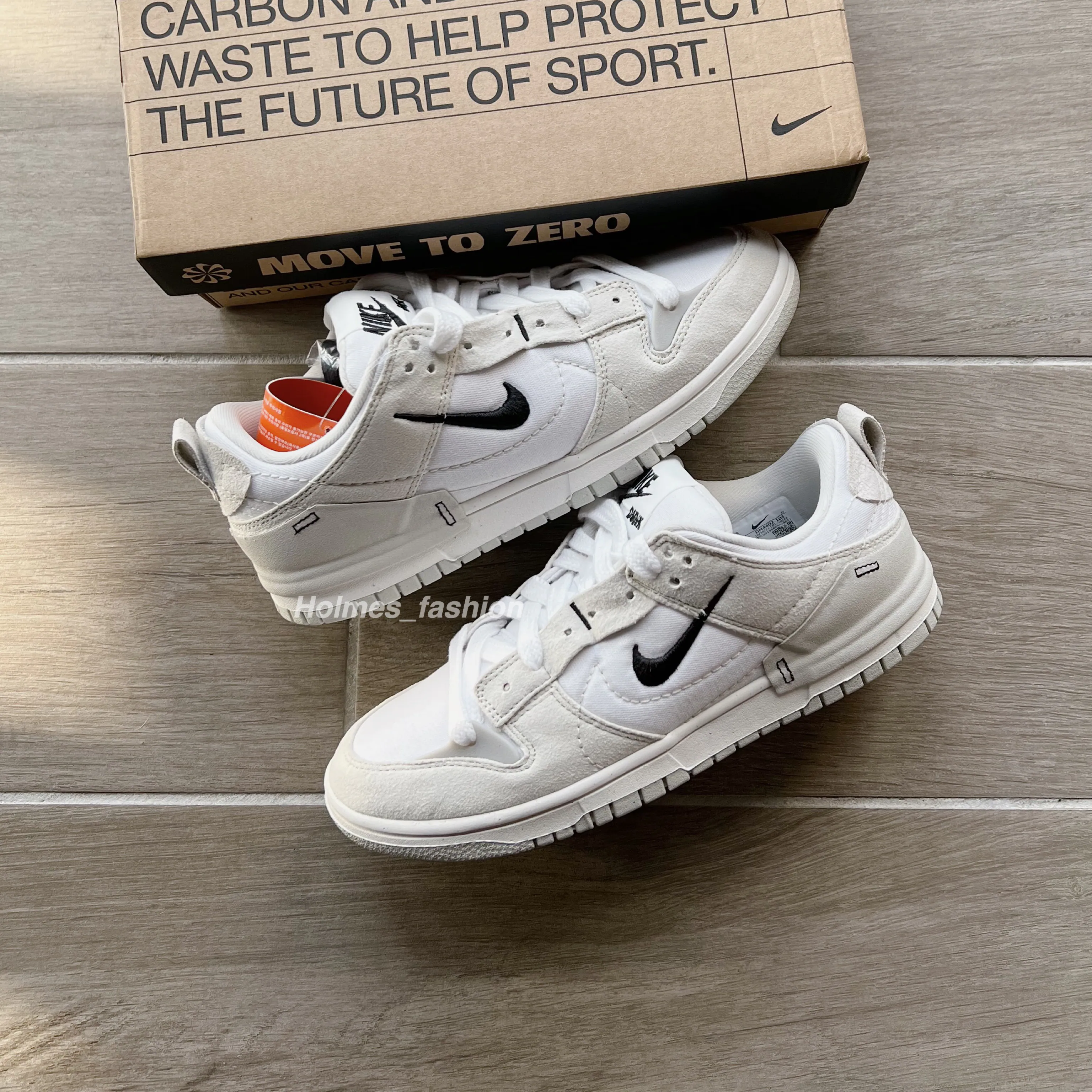 [Holmes]NIKE DUNK LOW DISRUPT 2 DH4402-101 白黑色