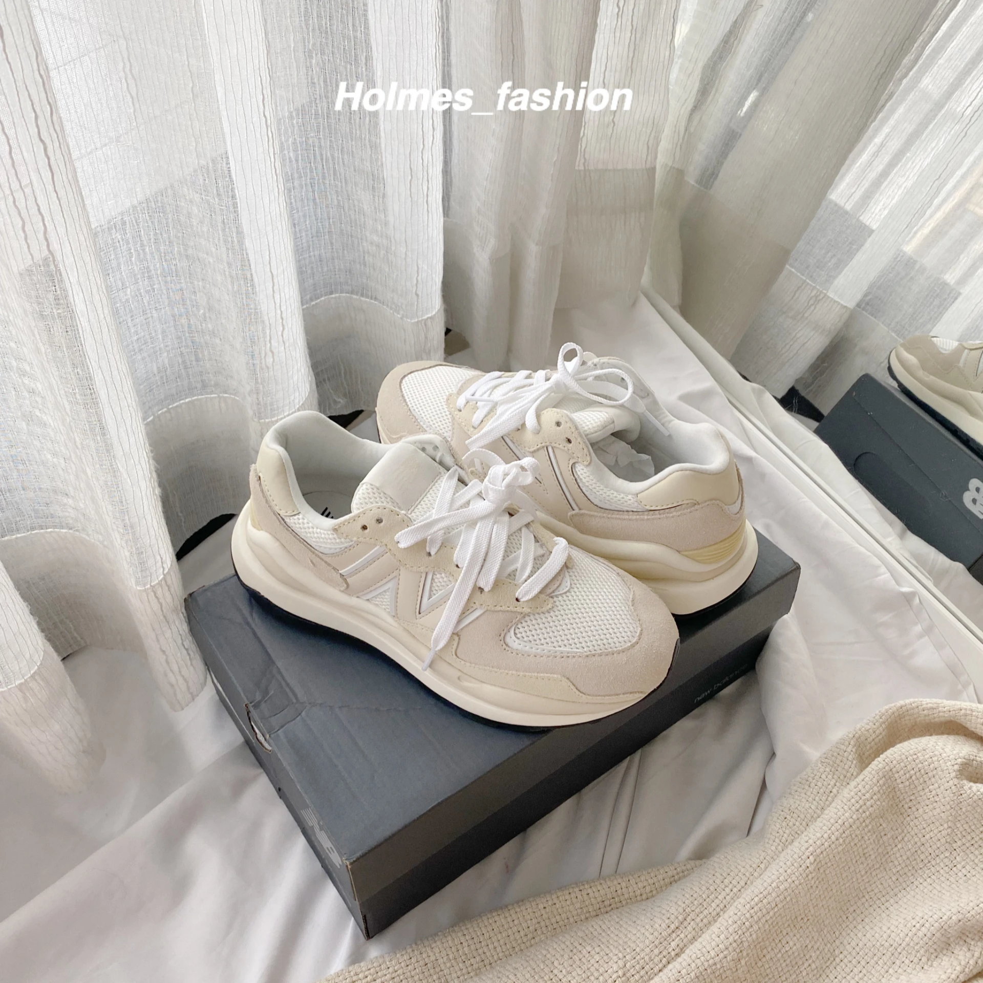 [Holmes]NEW BALANCE  W5740CHA 淺奶茶 淺米色 NB 5740 奶油色