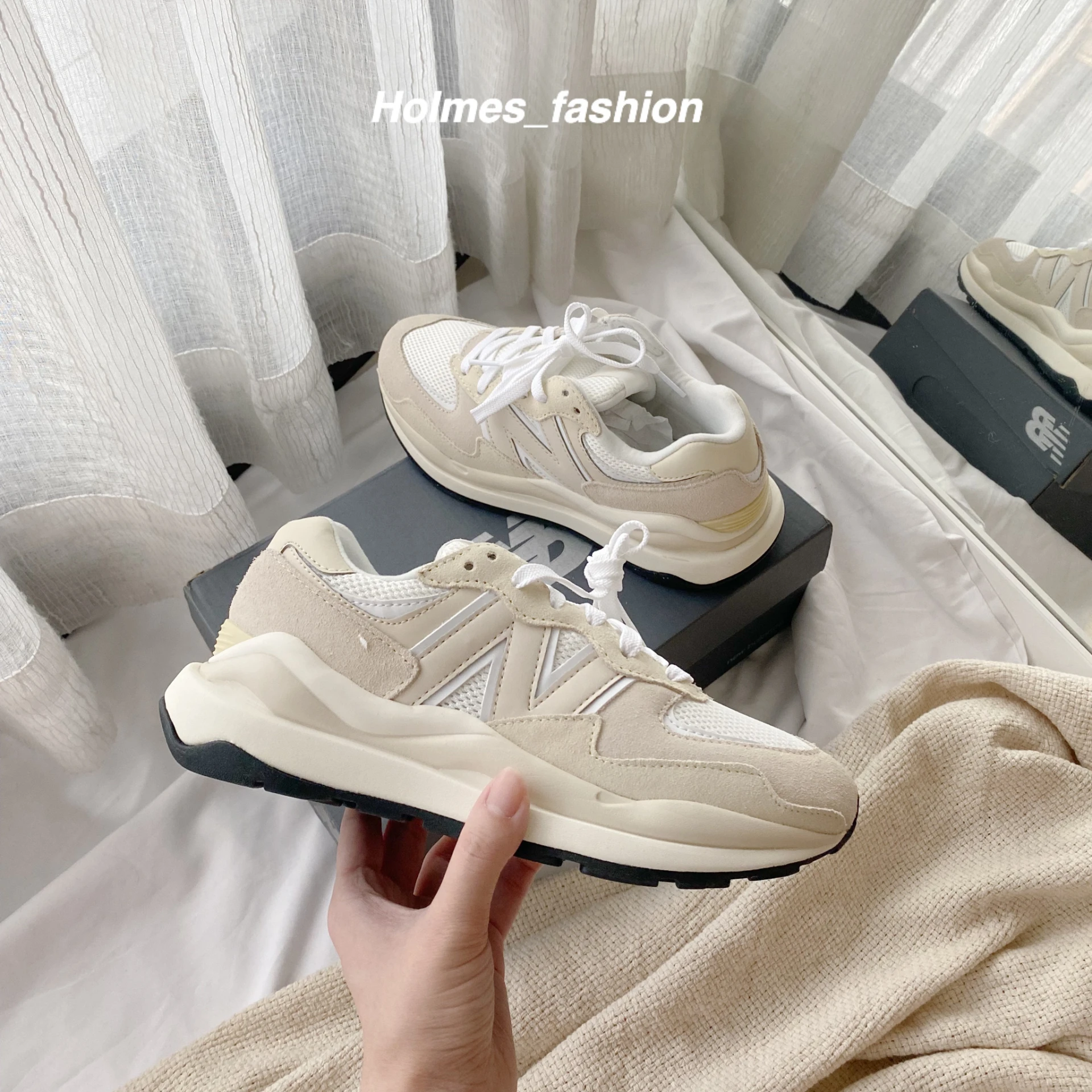[Holmes]NEW BALANCE  W5740CHA 淺奶茶 淺米色 NB 5740 奶油色