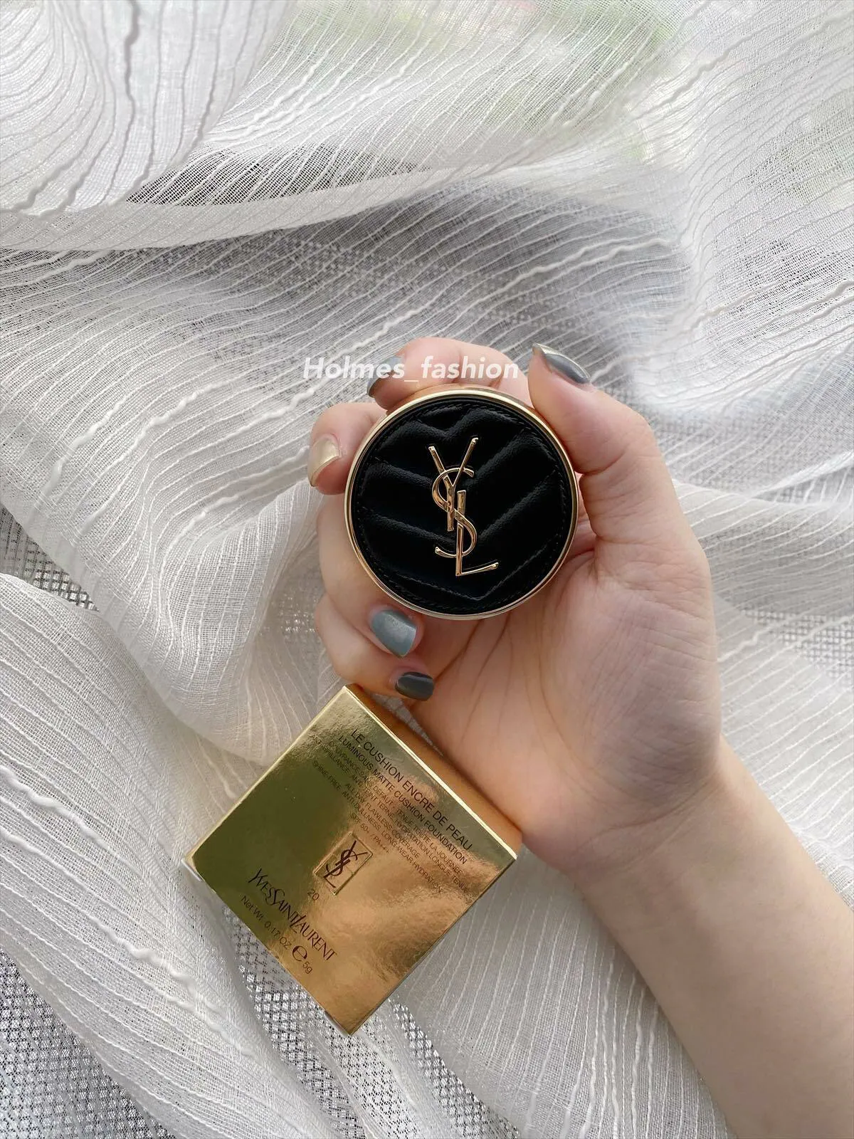 [Holmes]YSL 聖羅蘭 恆久完美霧光 氣墊粉餅 5g迷你版 #B20