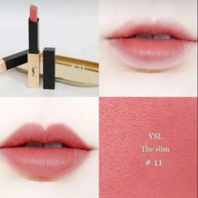 [Holmes]YSL 聖羅蘭 小金條 奢華緞面絲絨唇膏 #11 曖昧邊界 Ambiguous Beige