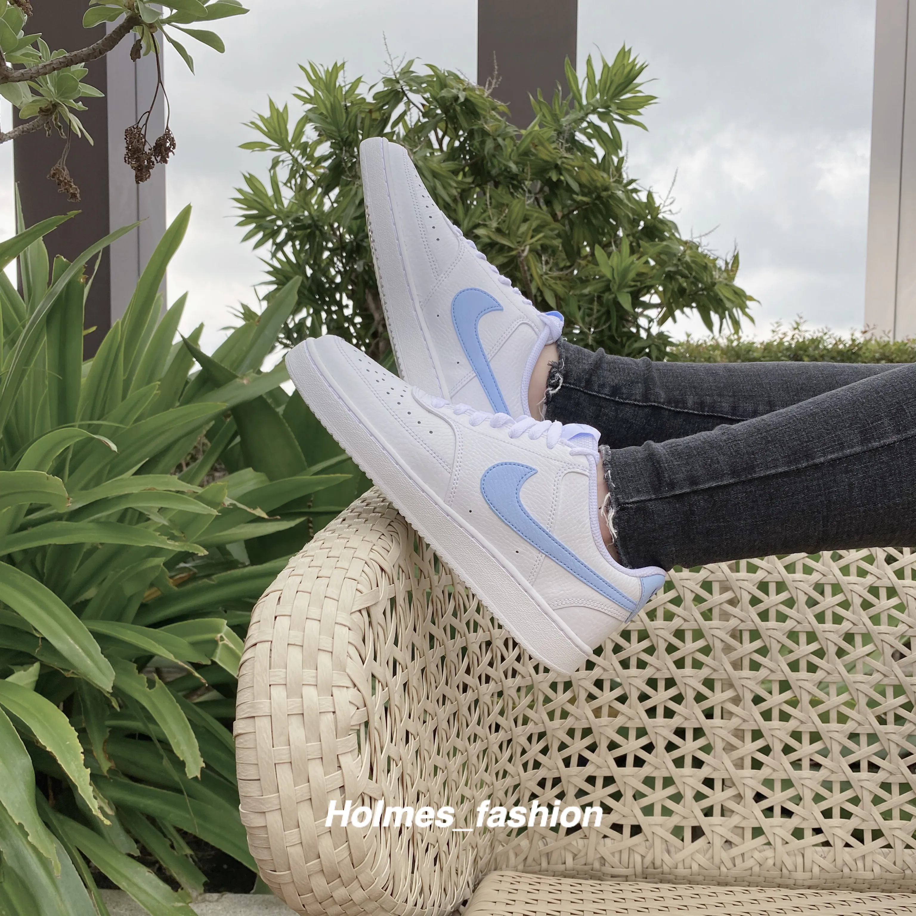 [Holmes]NIKE COURT VISION LOW 寶寶藍 CD5434-115 #小白鞋推薦