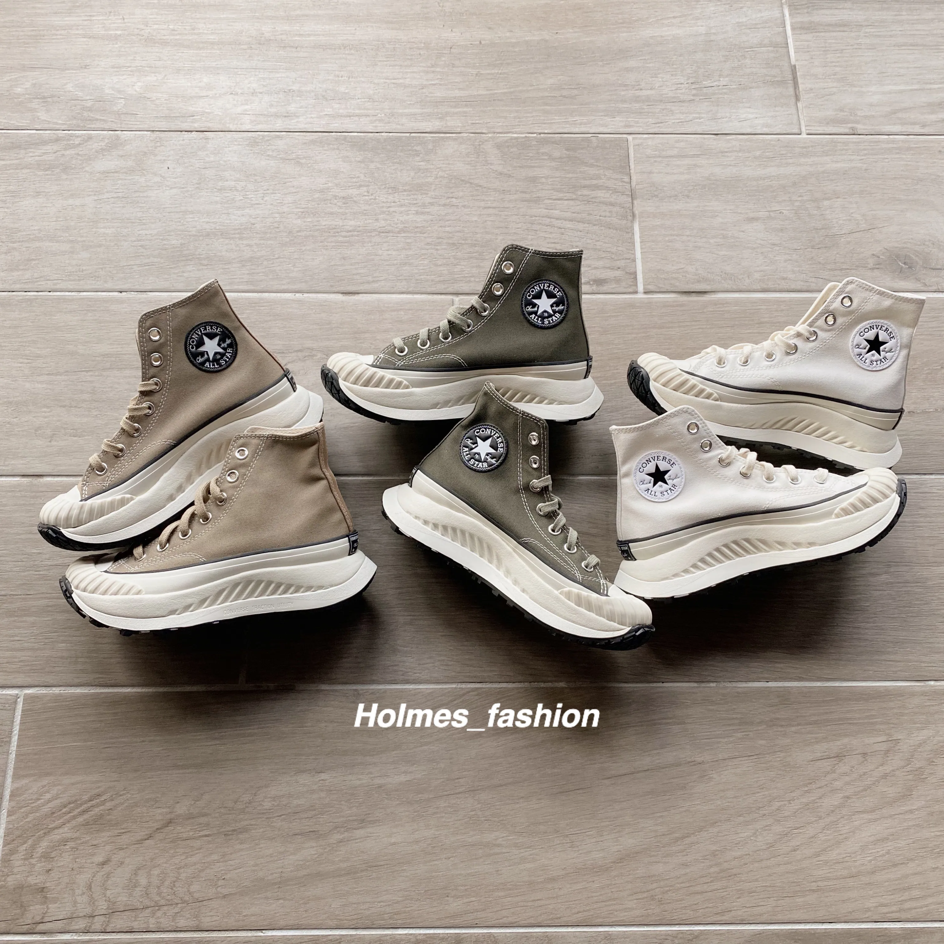 [Holmes]CONVERSE Chuck 70 AT-CX 新款厚底 帆布鞋 檀木棕 / 綠色 / 白色 A02528c / A01681c / A01682c