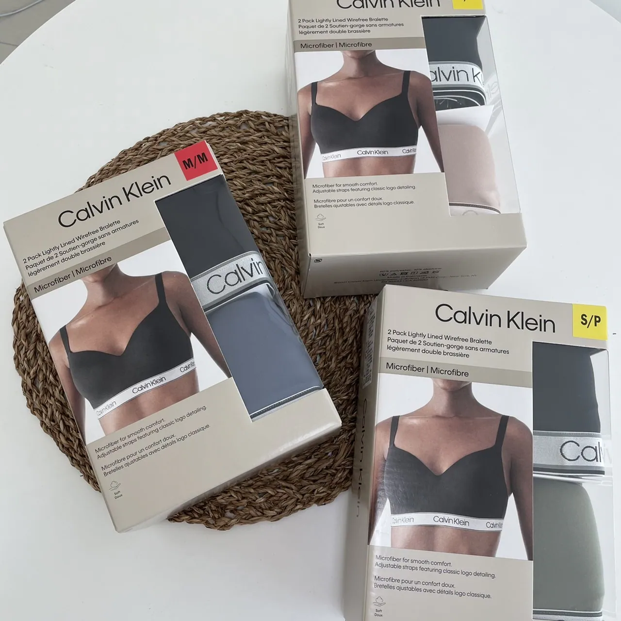 [Holmes] CALVIN KLEIN CK 女版 套裝款 內衣 上衣 黑藍 黑粉 黑綠